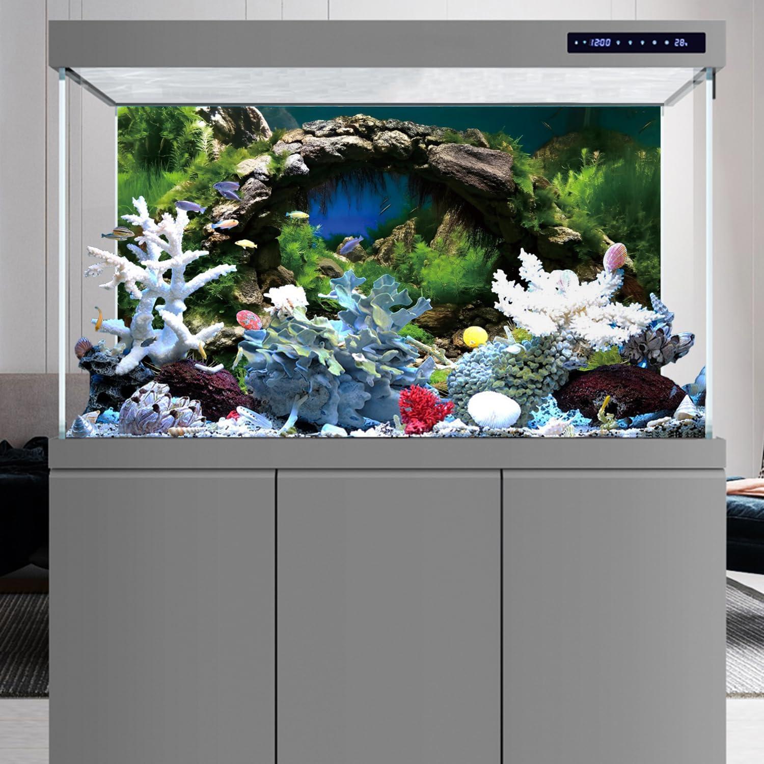 Fondo de Acuario Vinilo AWERT 60x30 cm Realista