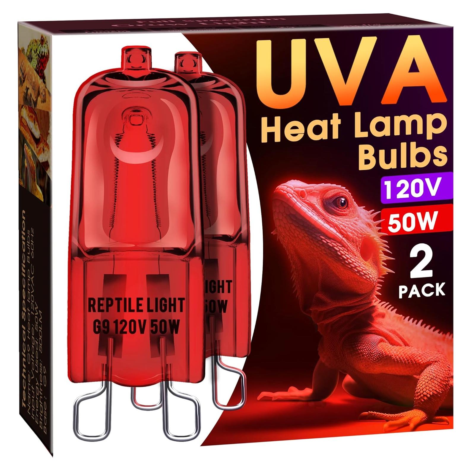Bombillas de Calor Infrarrojo Briignite G9 para Reptiles 50W