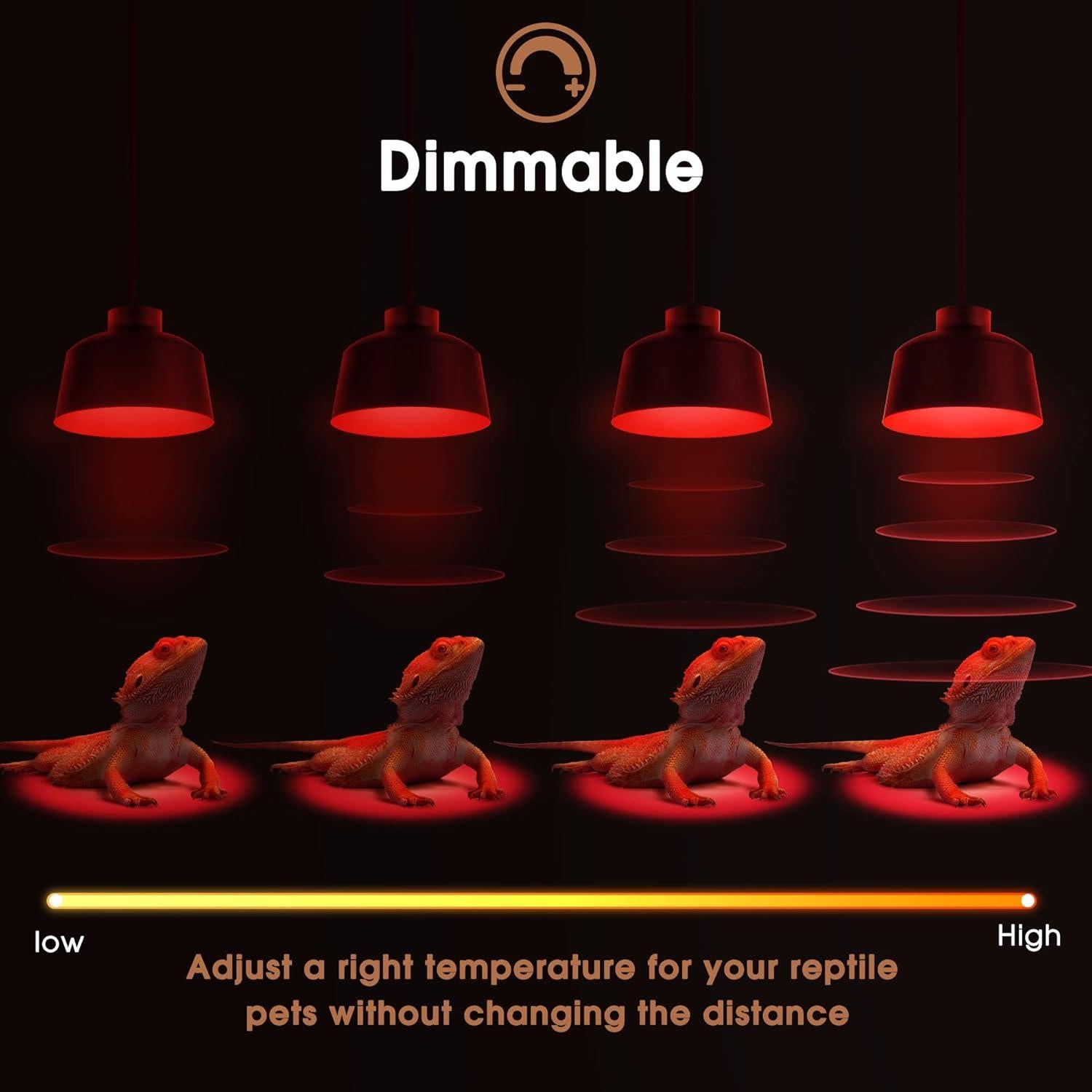 Bombillas de Calor Infrarrojo Briignite G9 para Reptiles 50W