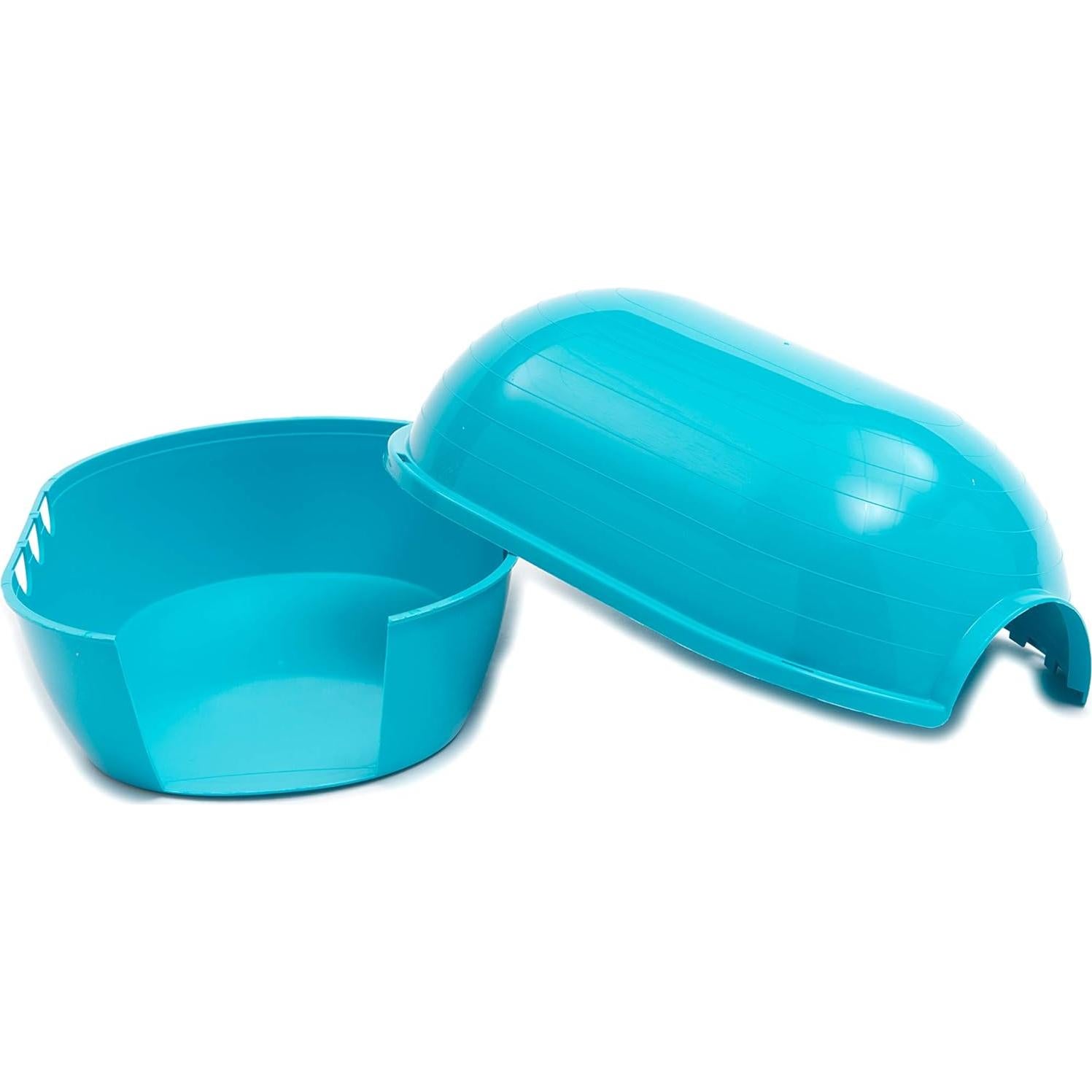 Igloo Mediano Lixit Azul para Animales Pequeños 19x30cm