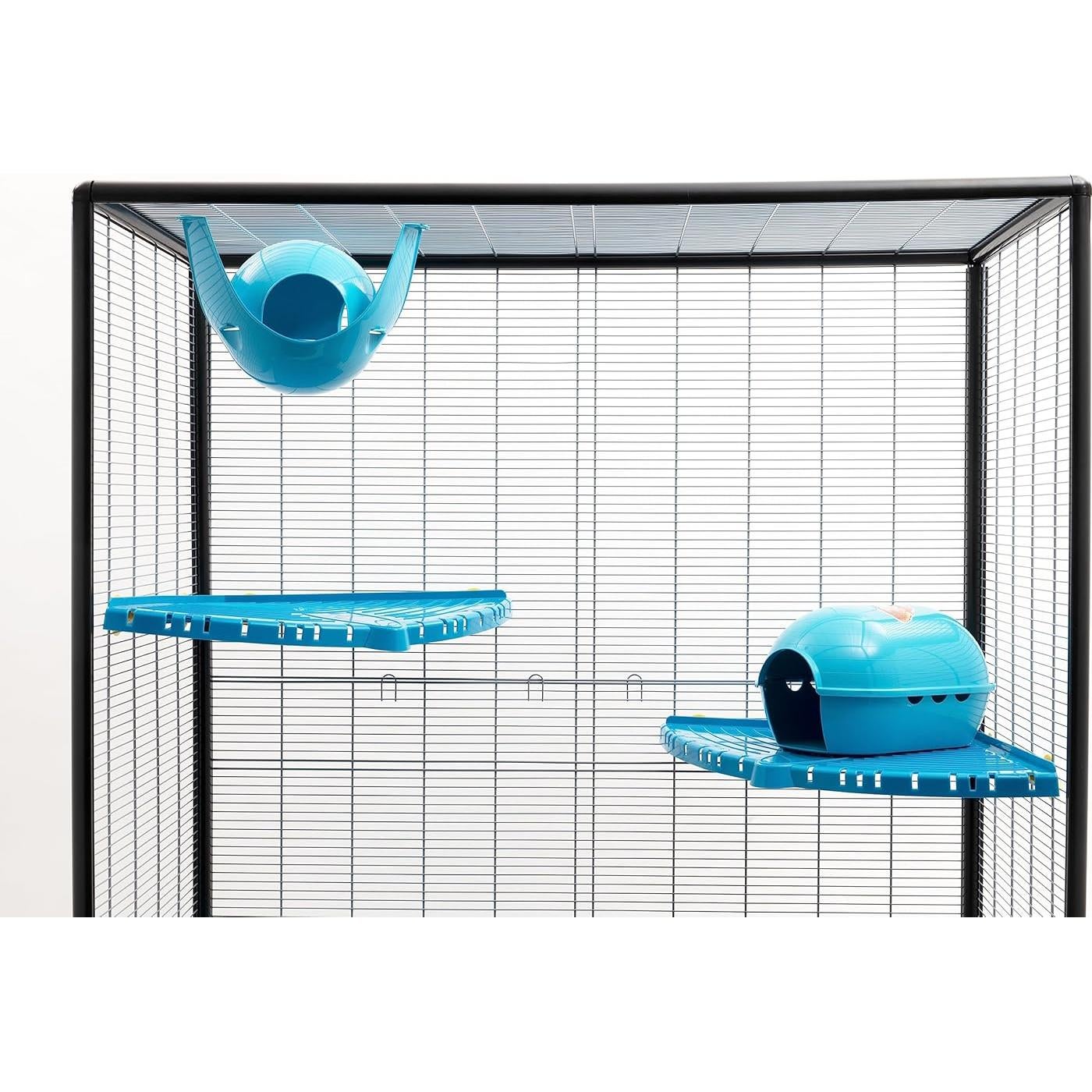 Igloo Mediano Lixit Azul para Animales Pequeños 19x30cm