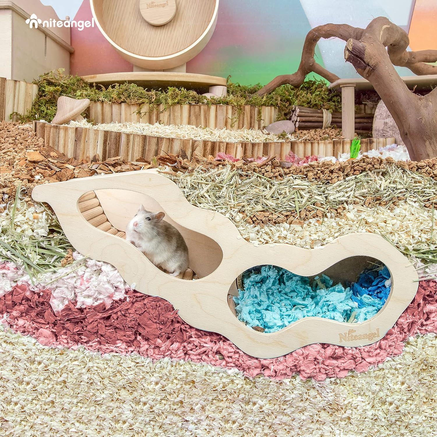 Casa para Hámster Niteangel con Escalera y Cueva Secreta