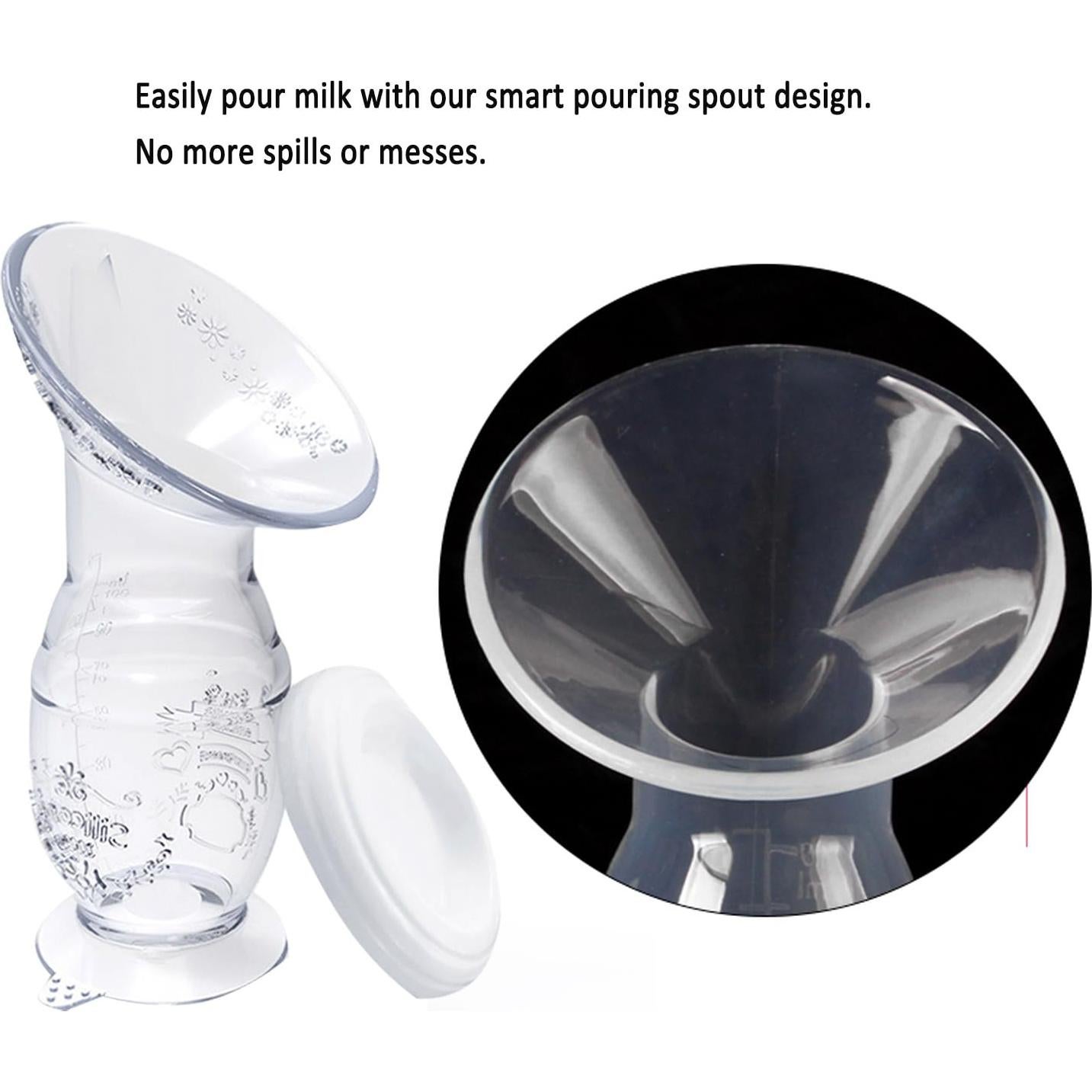 Extractor Manual de Leche 100ml Silicona Grado Alimenticio