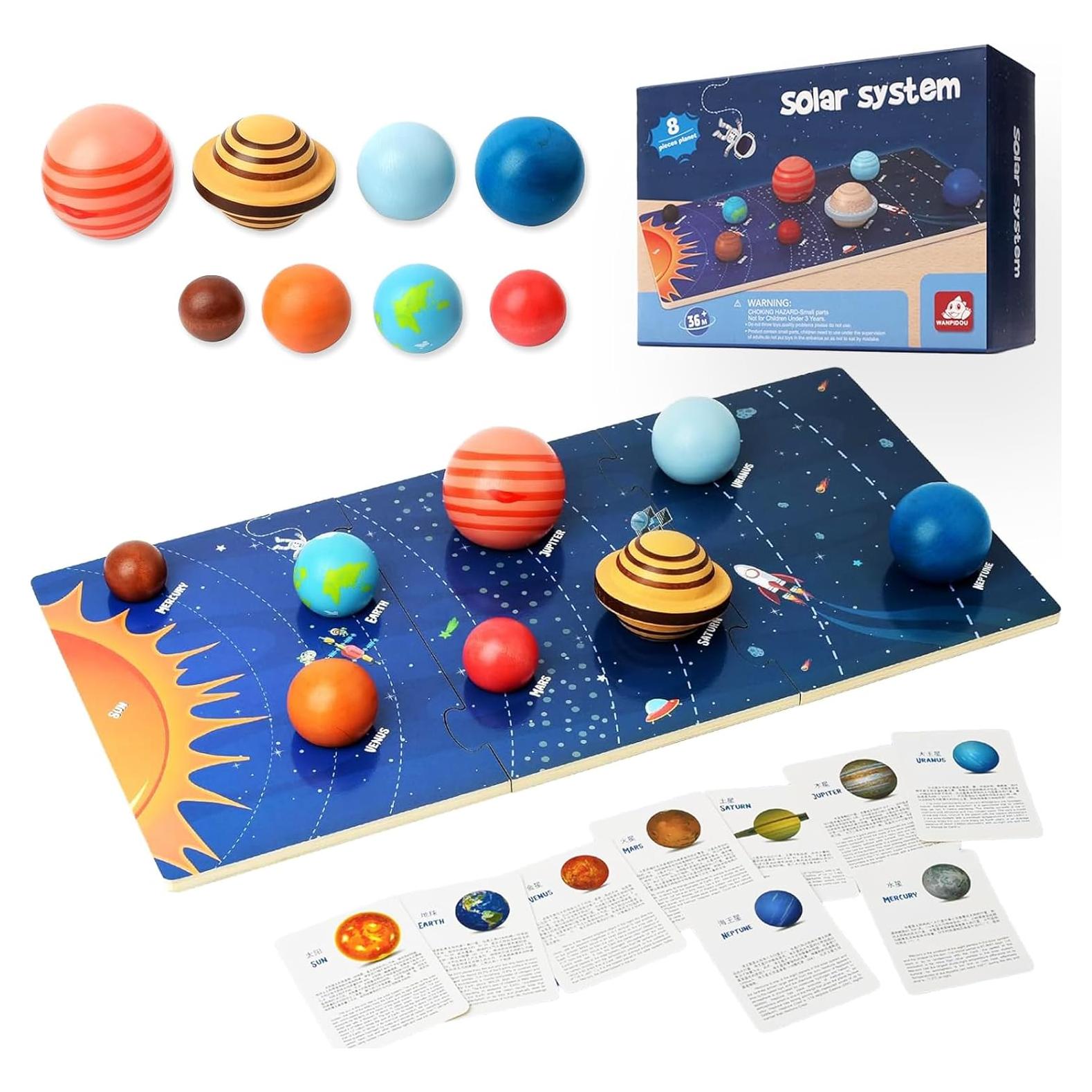 Kit Modelo Sistema Solar Planets Toys para Niños 3 Años