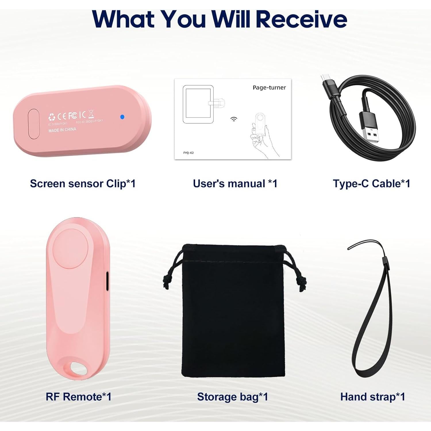 Control Remoto Pasador de Página DATAFY para Kindle y Tablets