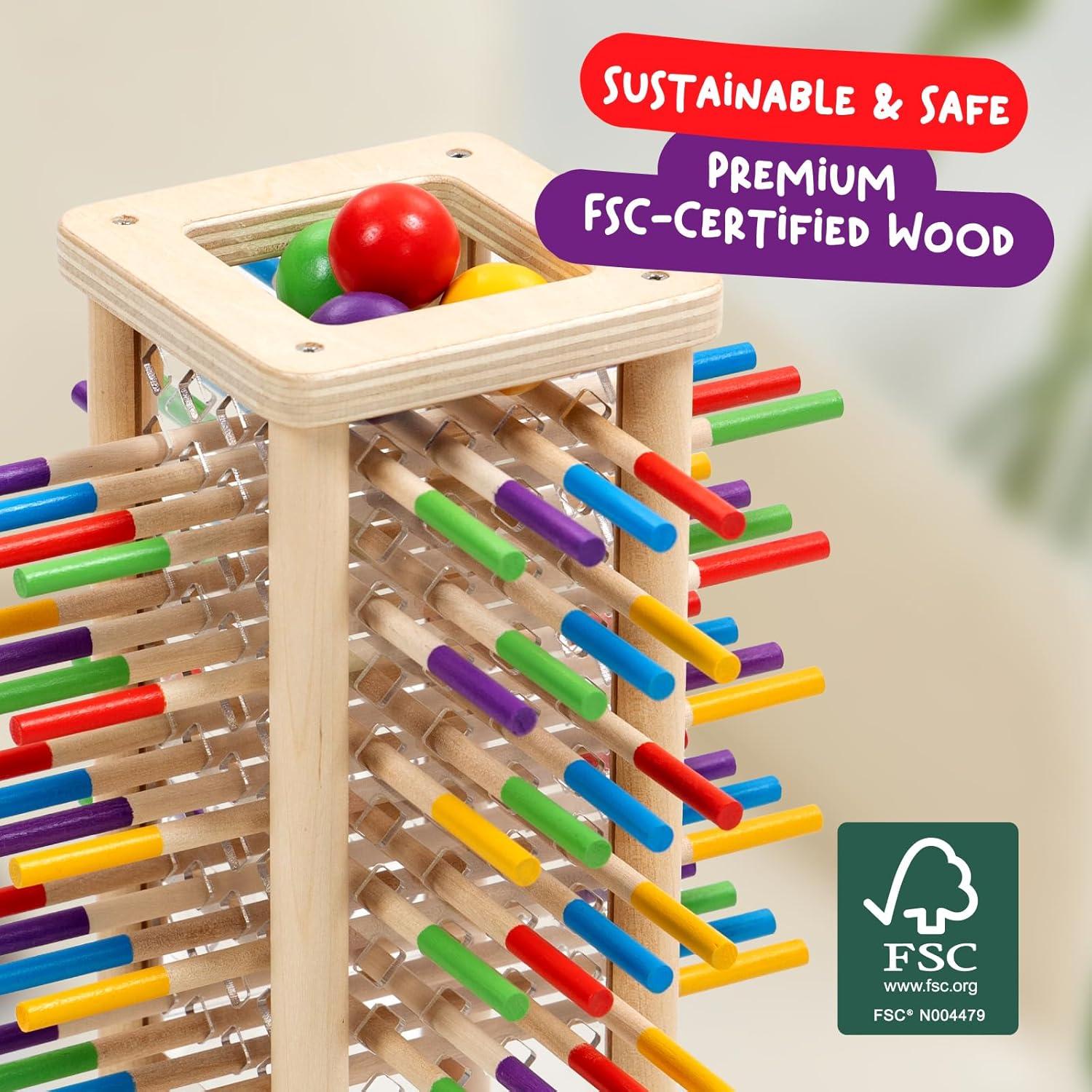 Juego de Mesa de Madera Nene Toys BALLFALL - 3 a 9 Años