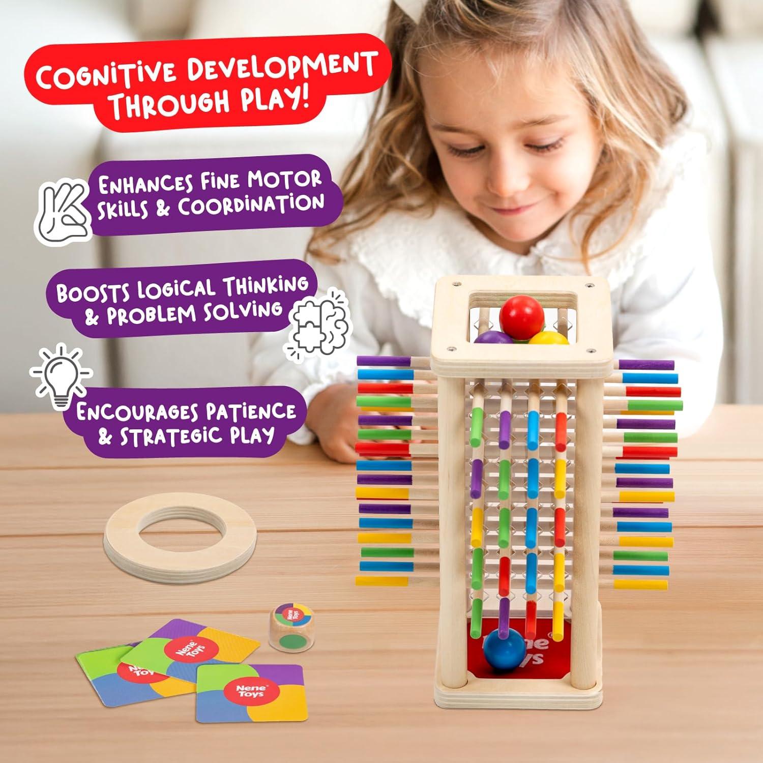 Juego de Mesa de Madera Nene Toys BALLFALL - 3 a 9 Años