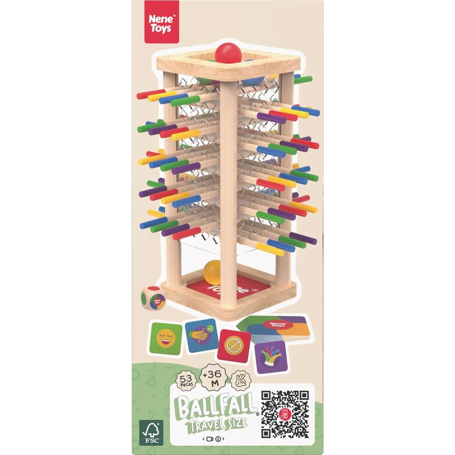 Juego de Mesa de Madera Nene Toys BALLFALL - 3 a 9 Años