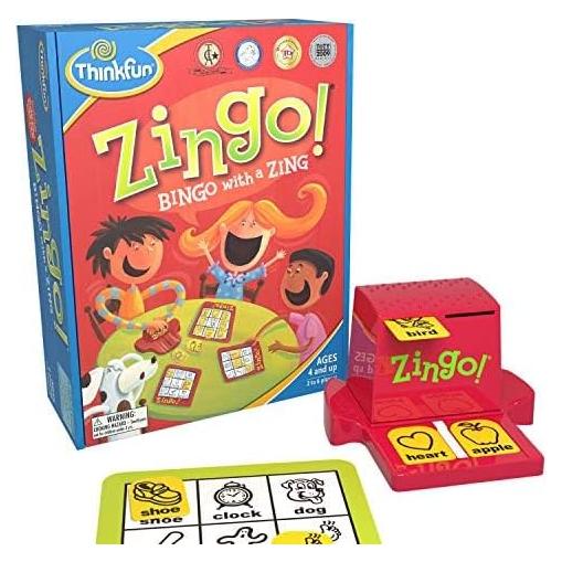 ThinkFun Zingo Bingo Juego Pre-Lectura + Expansión Booster Pack