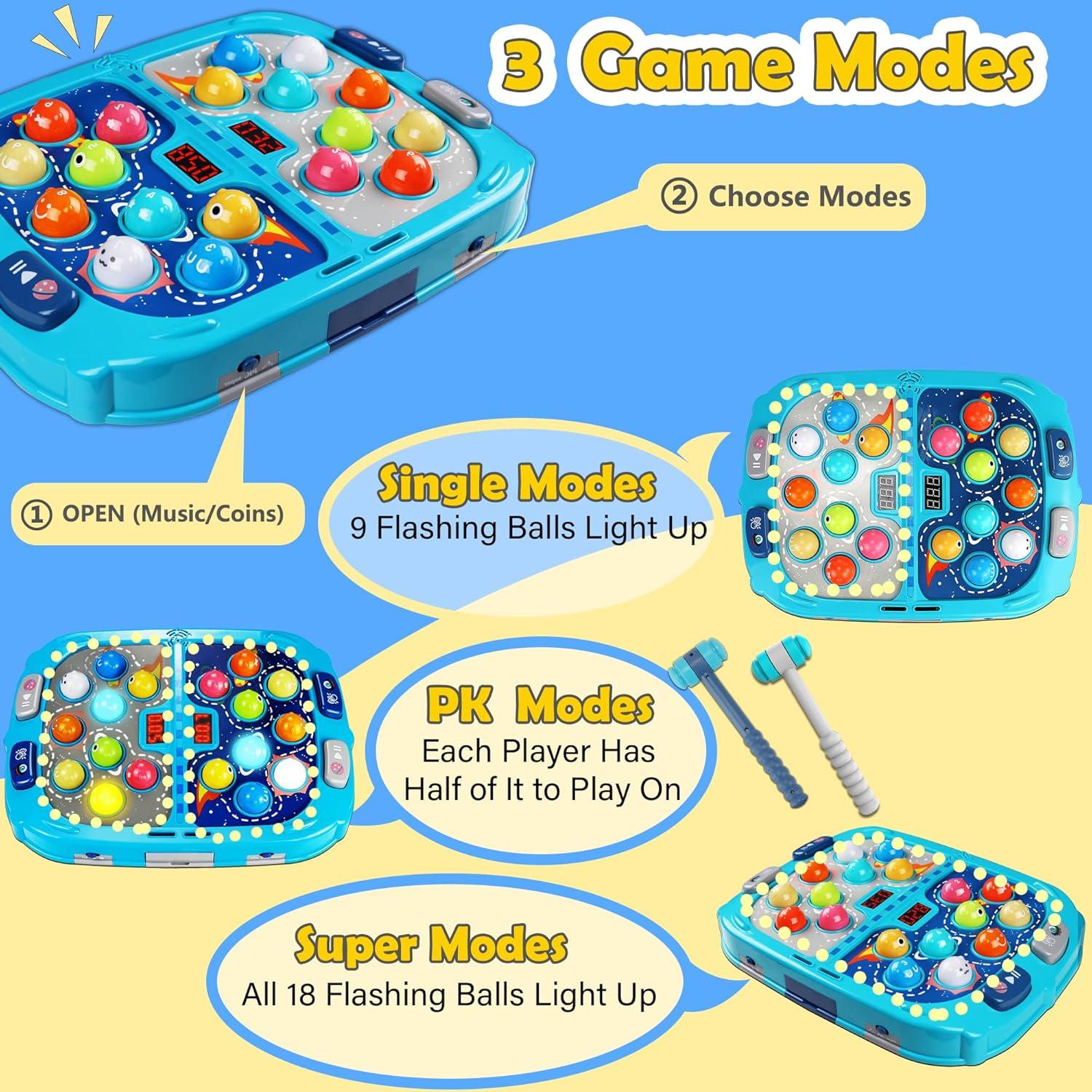 Juego de Golpes Interactivo Pafolo 11x15 cm con Luces y Sonidos