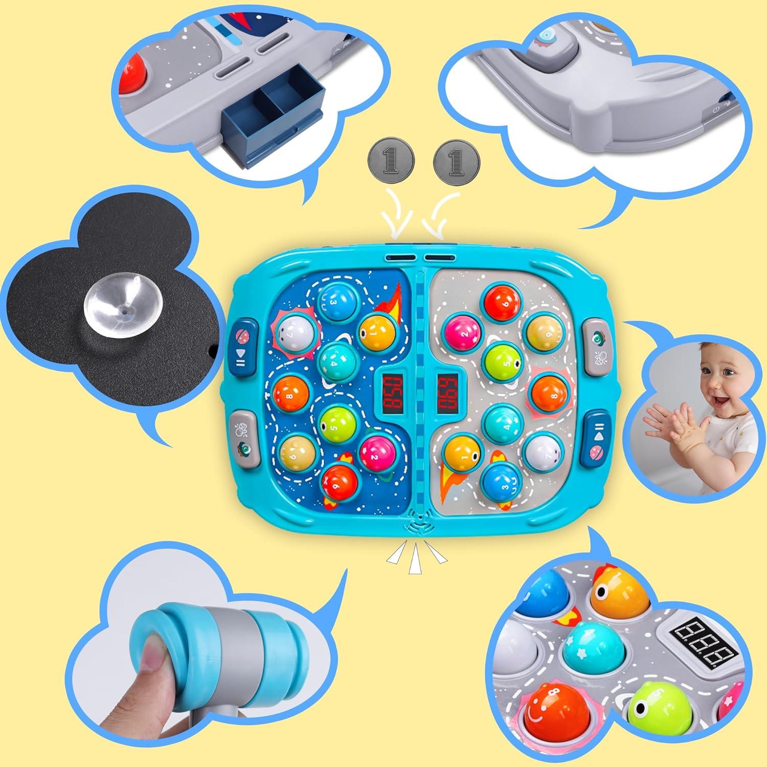 Juego de Golpes Interactivo Pafolo 11x15 cm con Luces y Sonidos