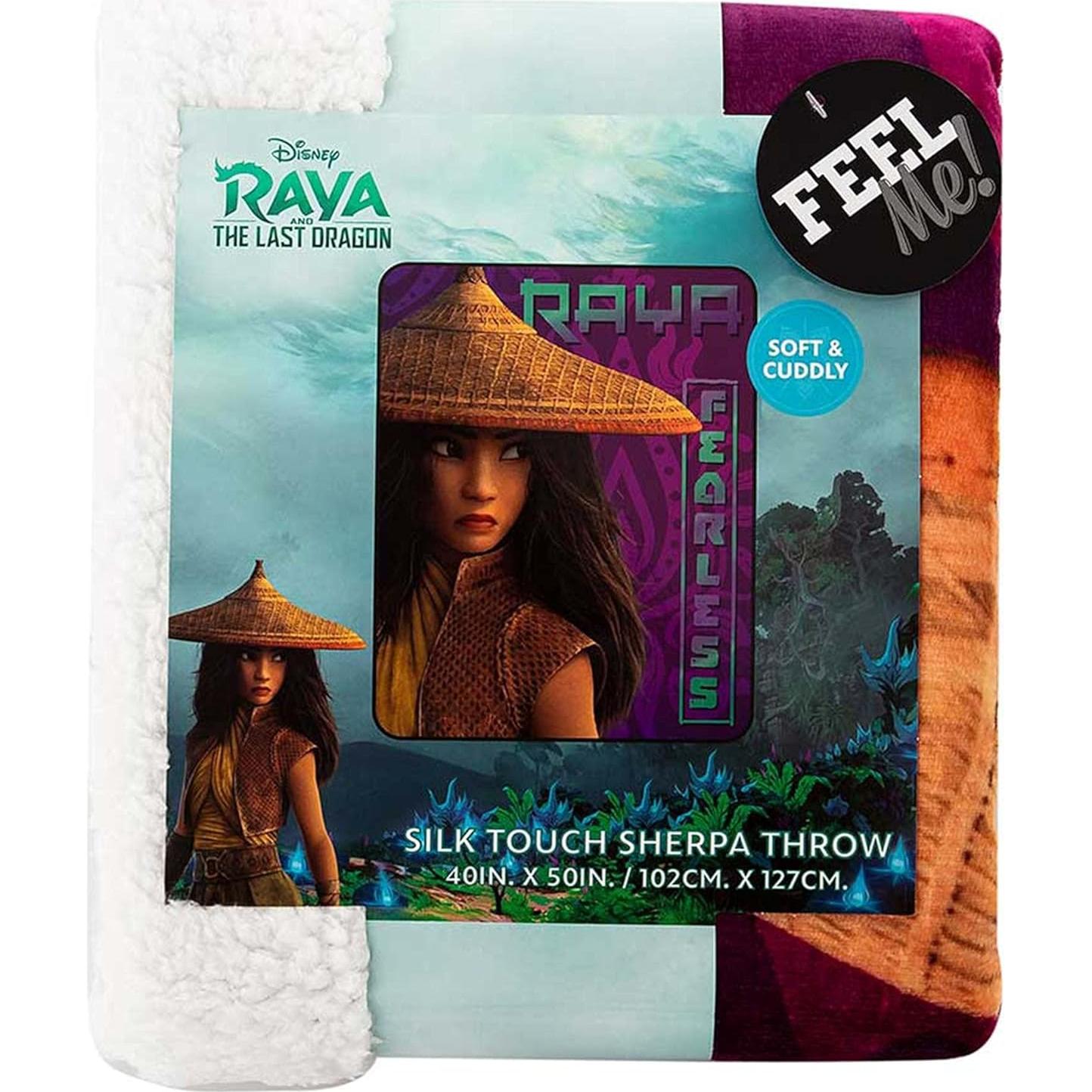 Manta Sherpa de Toque de Seda NORTHWEST Raya y La Última Dragón 101.6x127 cm