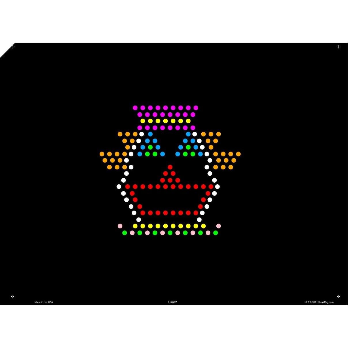 Plantillas de recarga IllumiPeg para Lite Brite Original 22.86x30.48cm