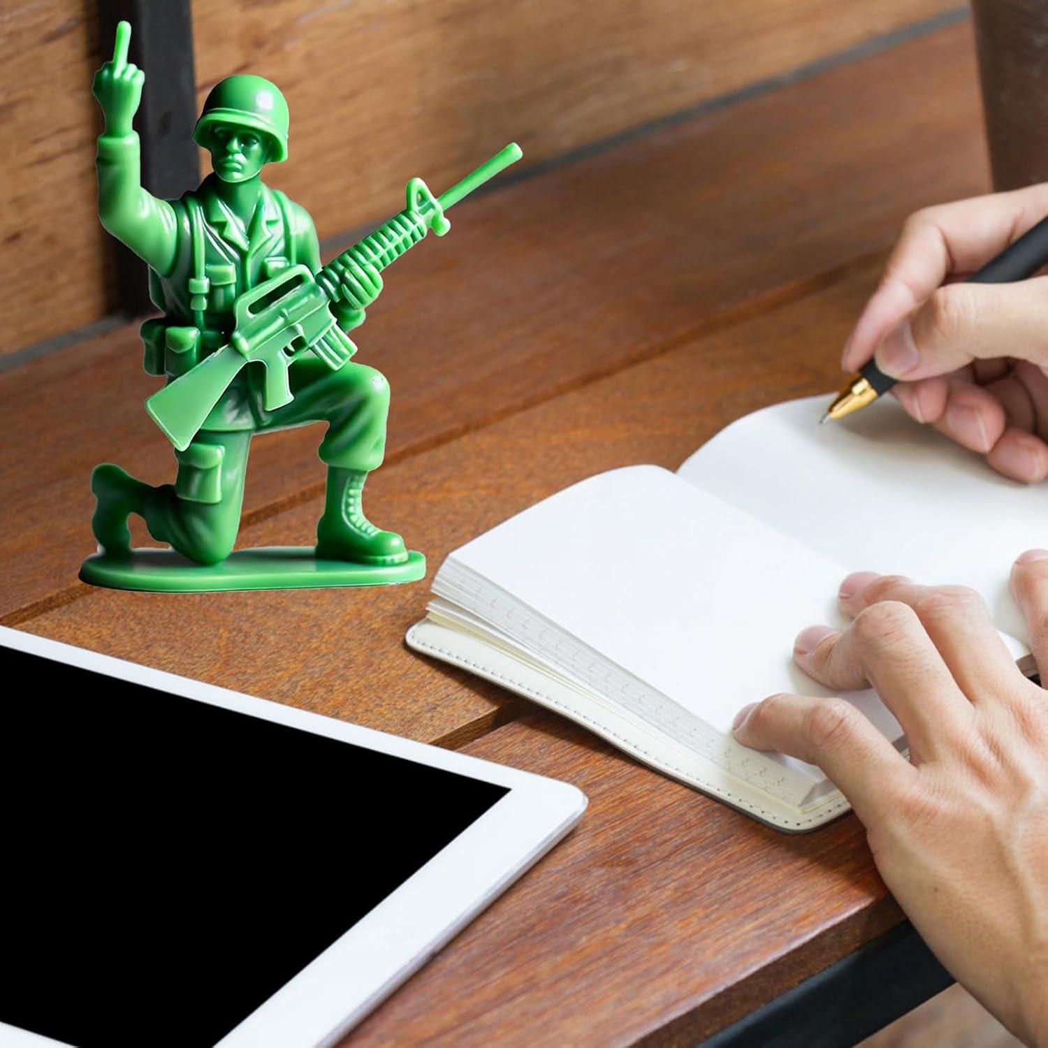 Figuras de Soldado Verde Divertido OJKET - 5.08 cm