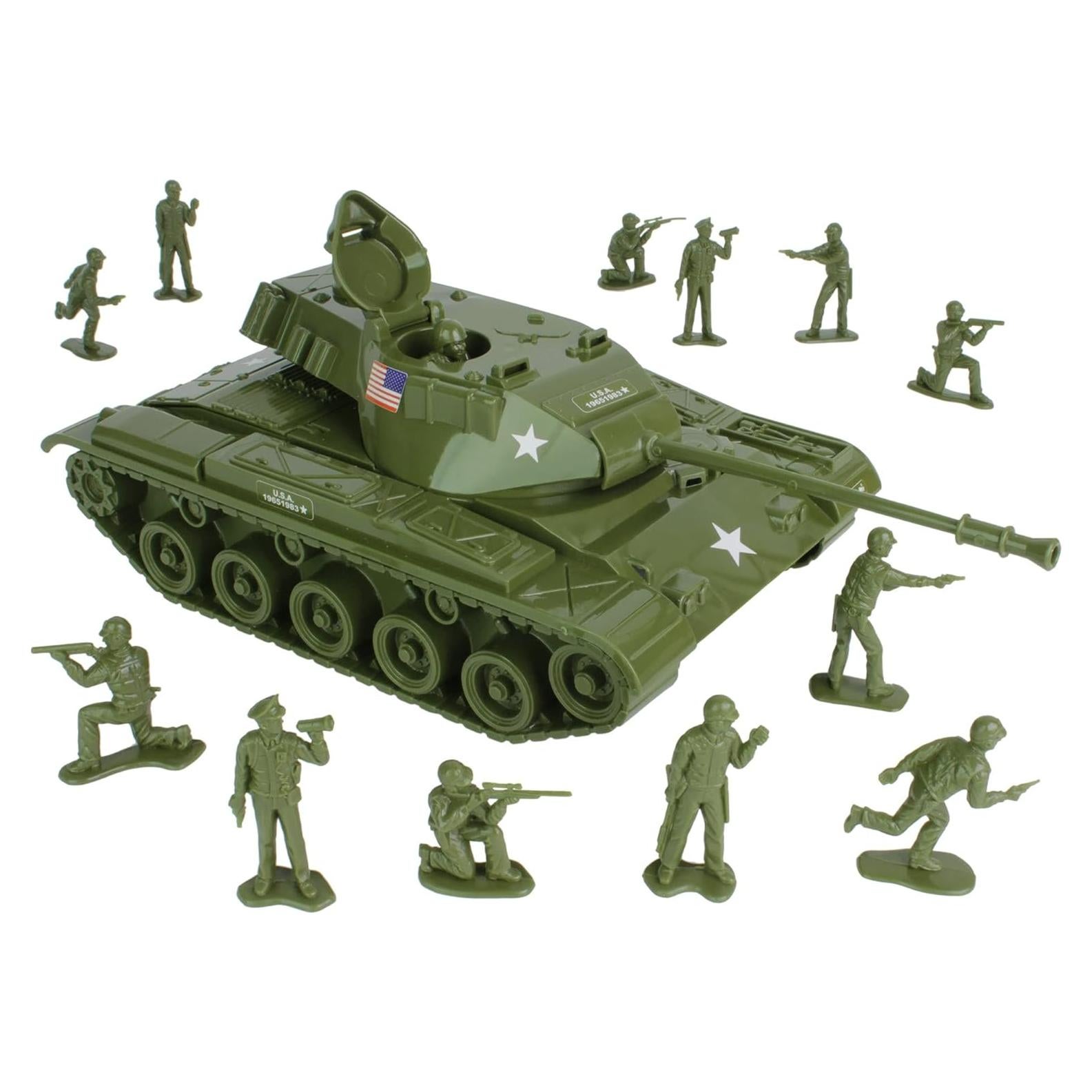 Tanque Tim Mee Bulldog M41 Verde OD 35.6 cm 13 Piezas