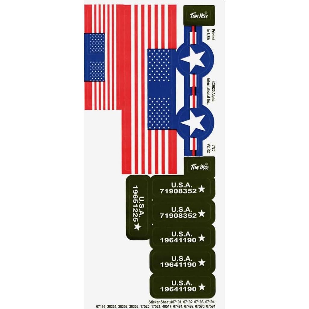 Tanque Tim Mee Bulldog M41 Verde OD 35.6 cm 13 Piezas