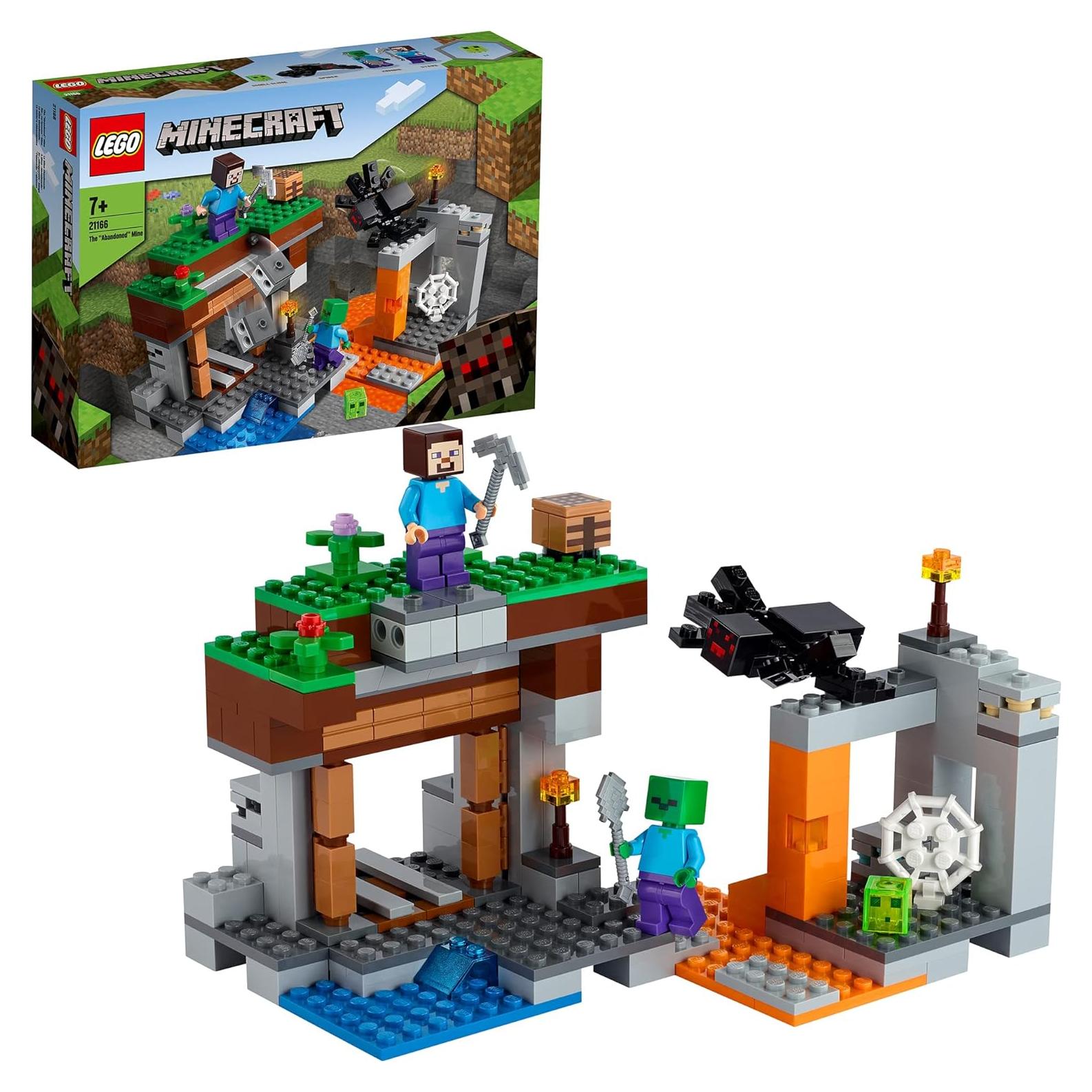 LEGO Minecraft La Mina Abandonada 21166 Juguete 248 Piezas