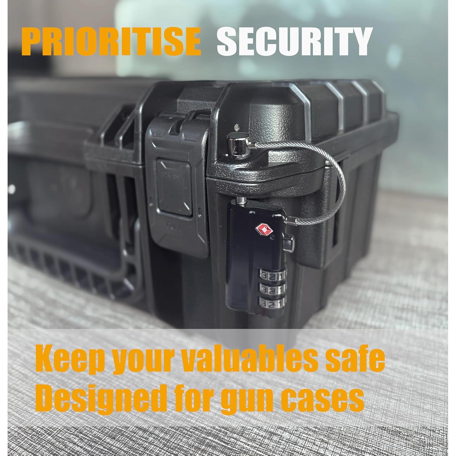 Cerradura de Arma Aprobada por TSA Duomaiyoyo - 1 Paquete