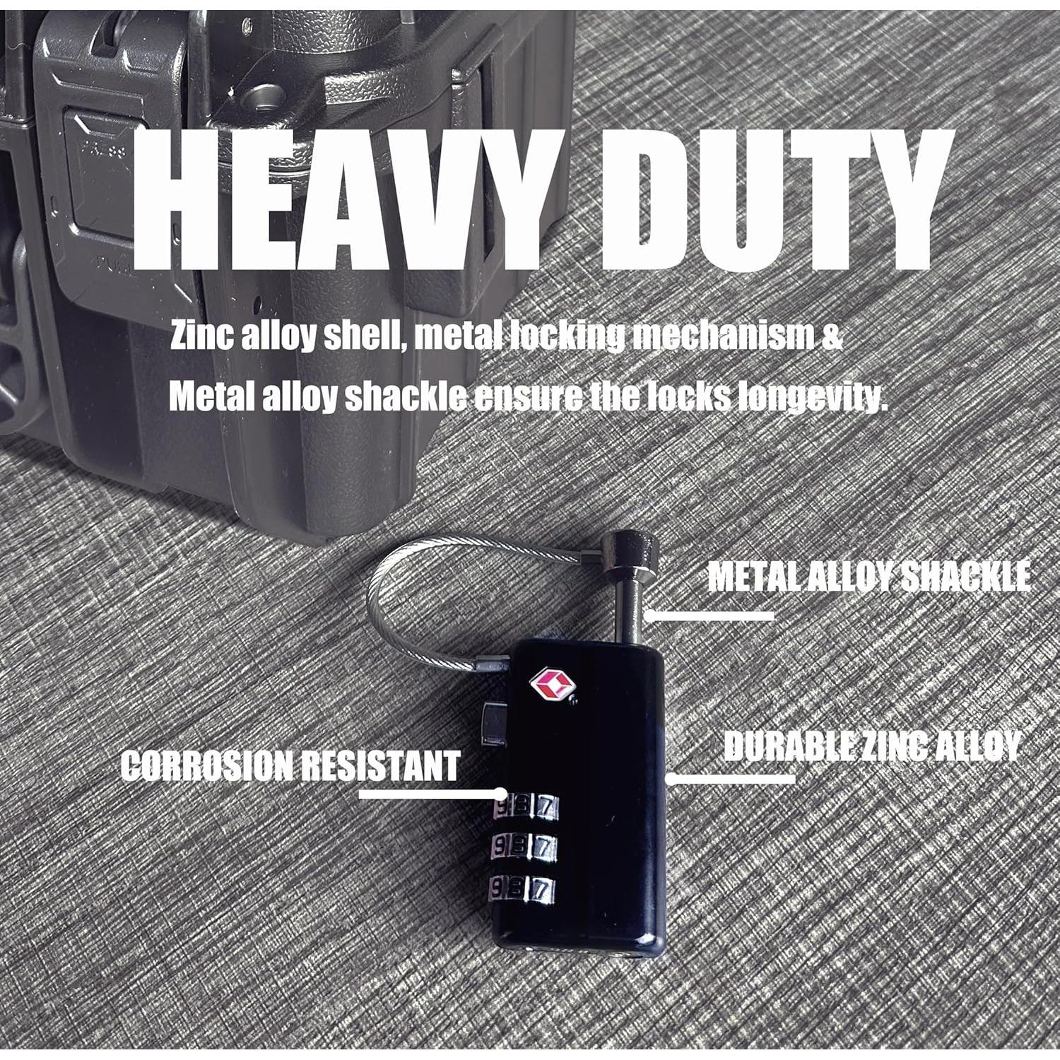 Cerradura de Arma Aprobada por TSA Duomaiyoyo - 1 Paquete