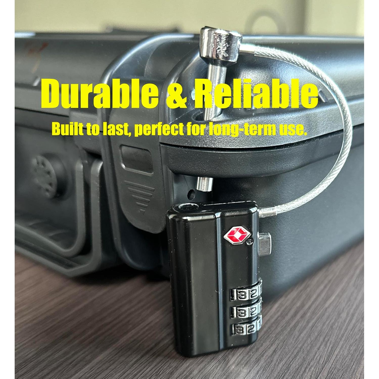 Cerradura de Arma Aprobada por TSA Duomaiyoyo - 1 Paquete