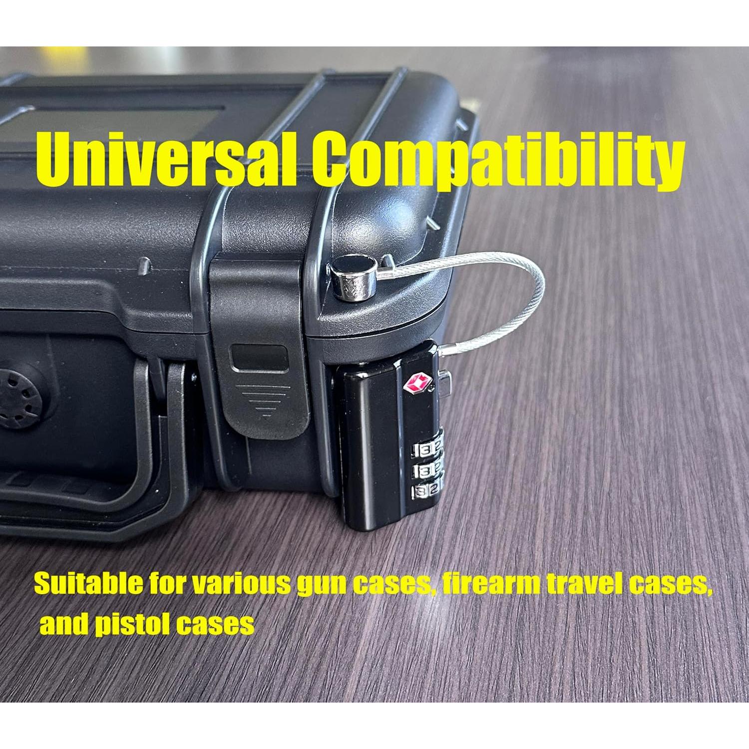 Cerradura de Arma Aprobada por TSA Duomaiyoyo - 1 Paquete