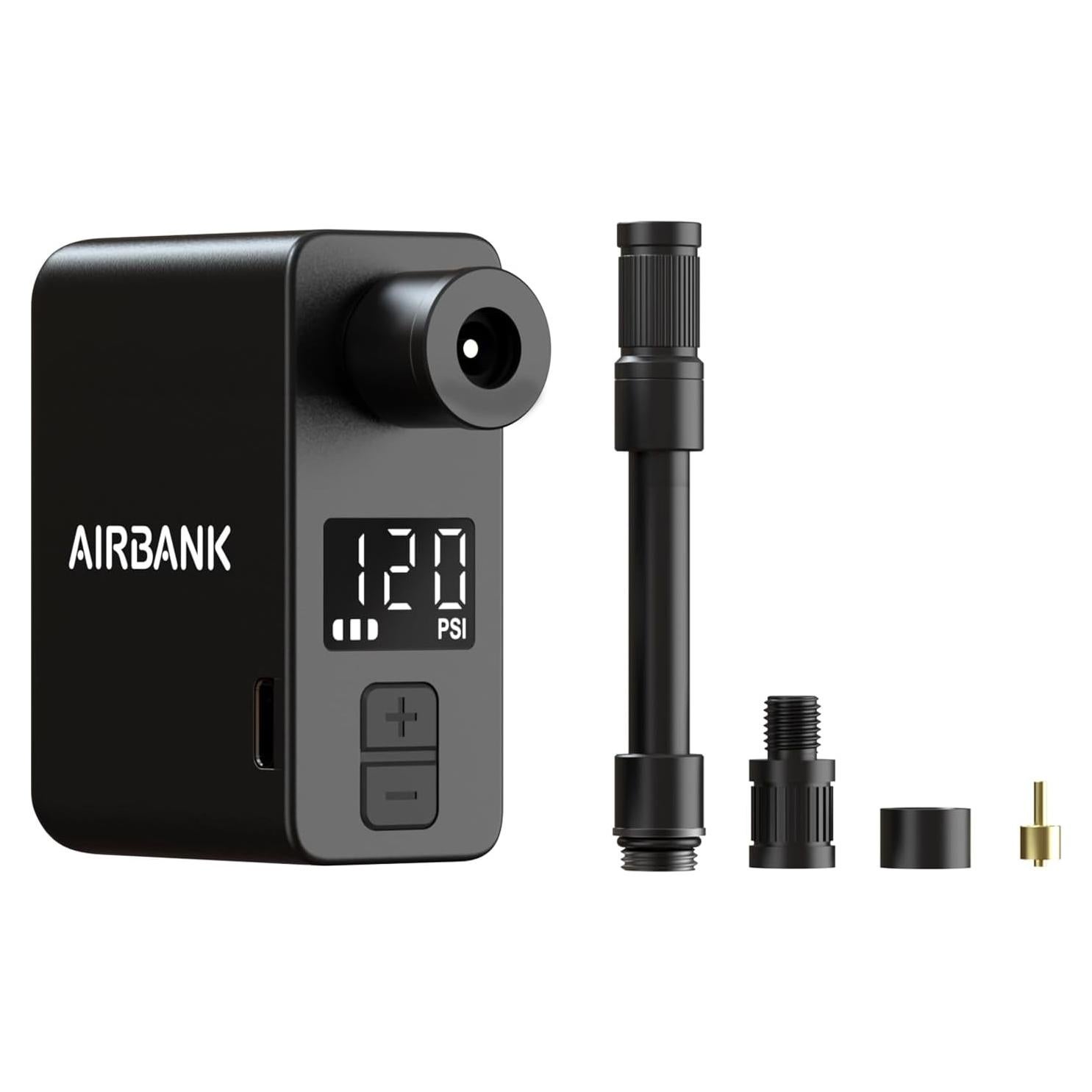 Bomba de Bicicleta AIRBANK POCKET PRO con Manómetro 120 PSI