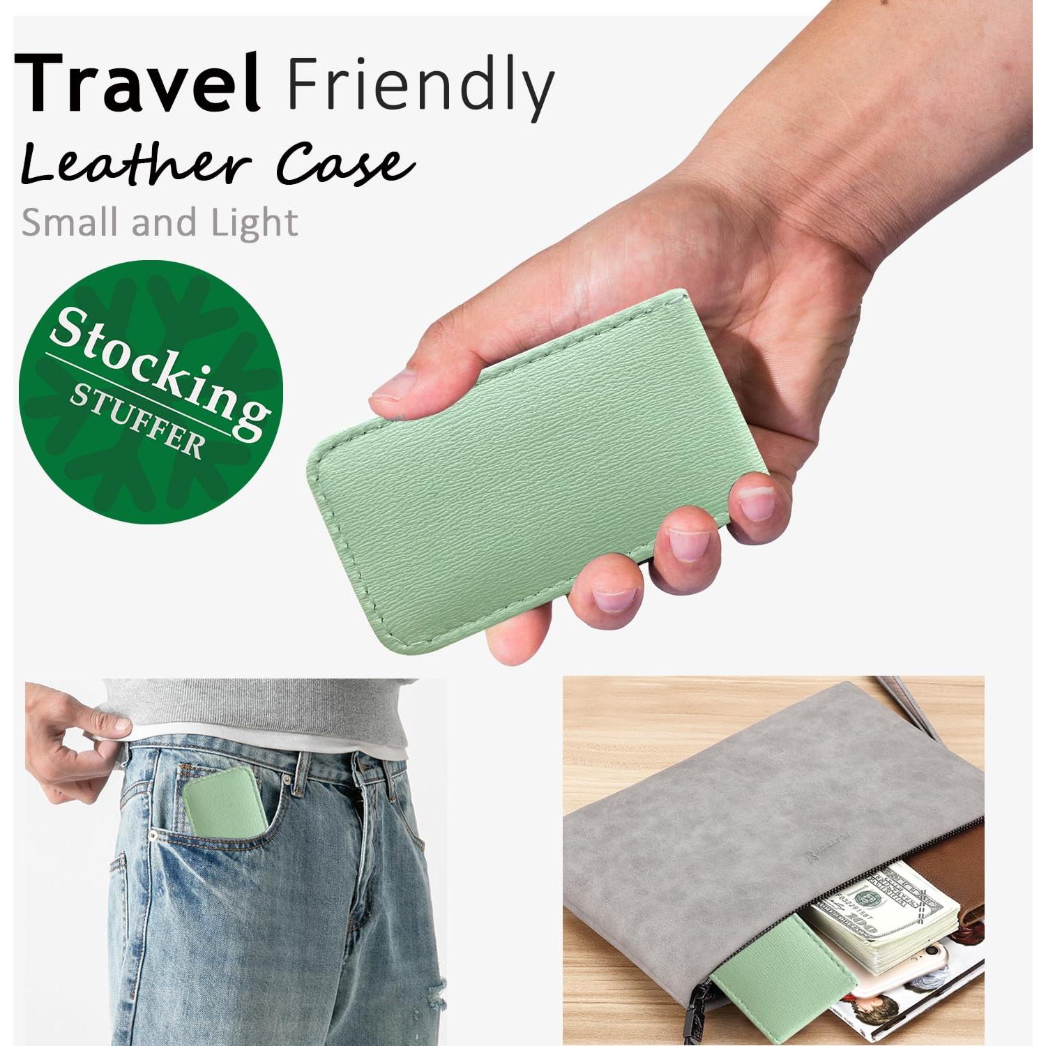 Kit de Manicura 7 Piezas HANTEKAS Acero Inoxidable Verde