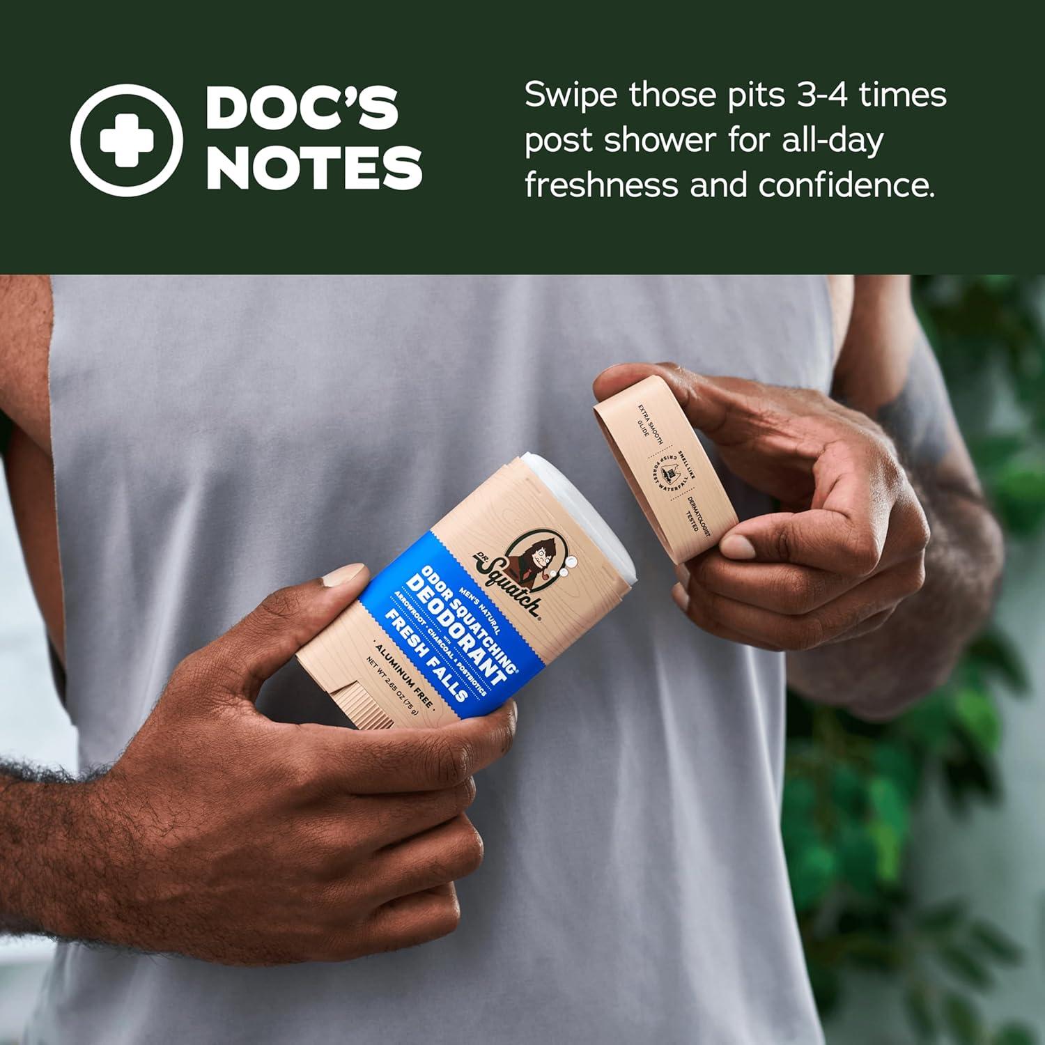 Desodorante Natural Dr. Squatch para Hombres - Aloe y Cítricos - 150 g (2-Pack)