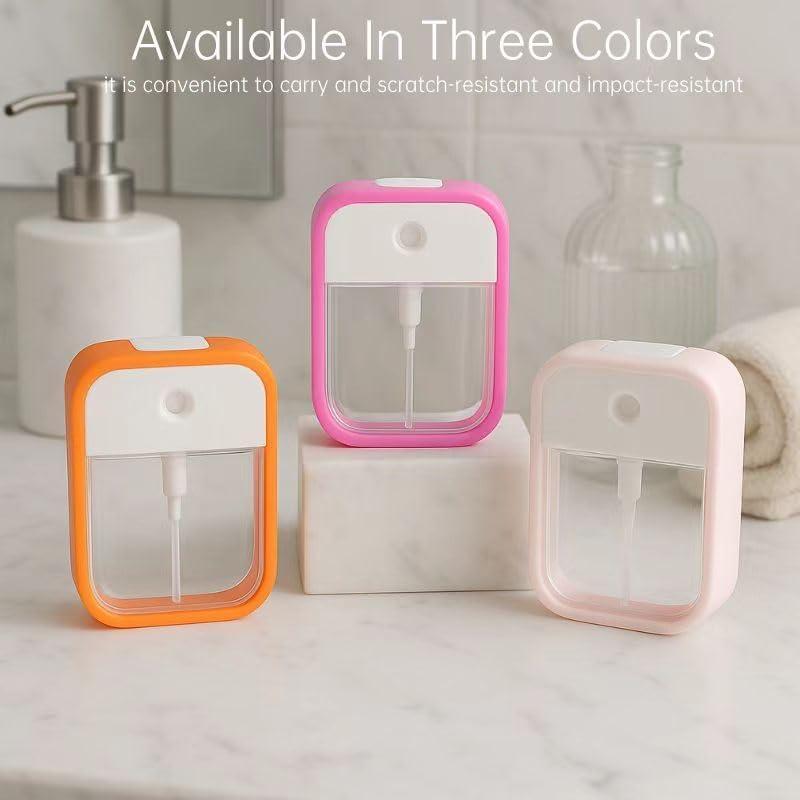 Shockproof Silicone Sleeve - Anti-Slip Grip & Swivel Keychain Case for Power Mist/Glow Mist 1.28oz | Travel-Friendly Protection (3 pcs)