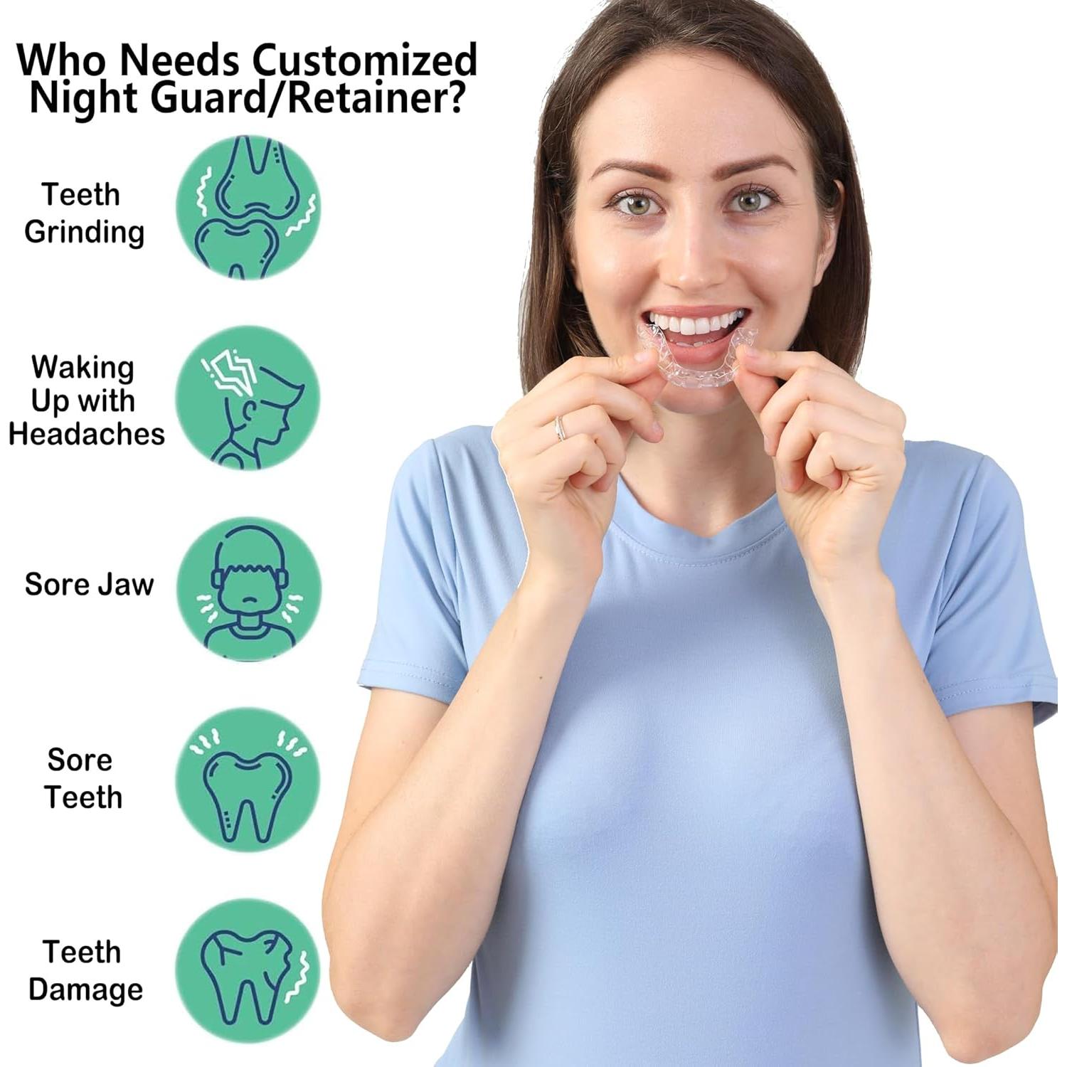 Férula Dental Nocturna Personalizada Candyying para Bruxismo