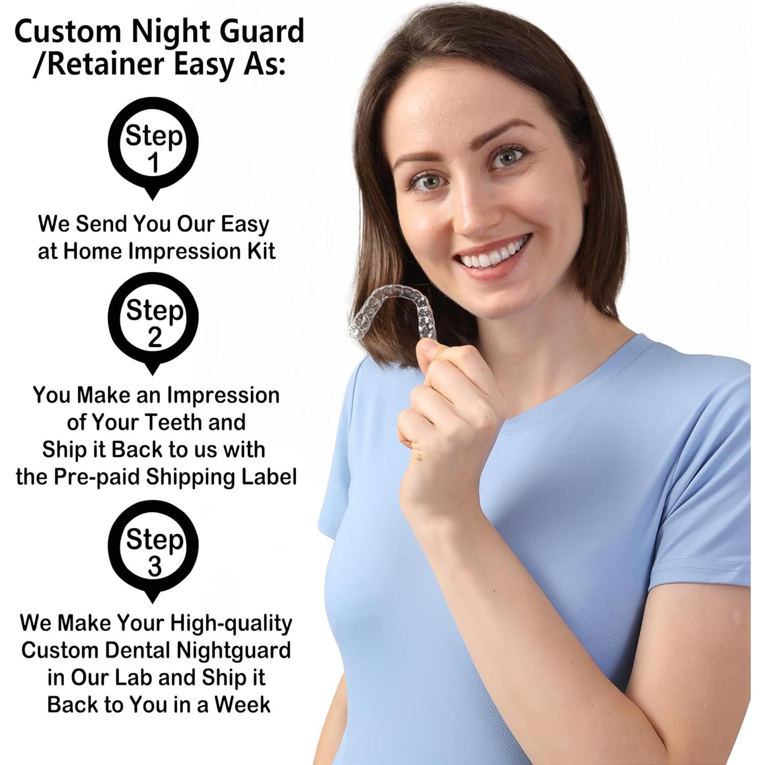 Férula Dental Nocturna Personalizada Candyying para Bruxismo