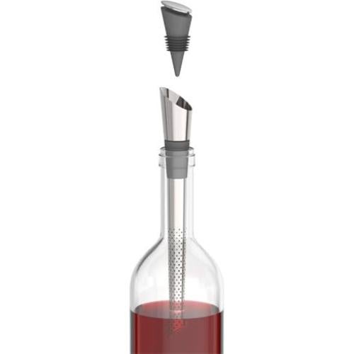Vertedor de Vino Filtrante HOST de Acero Inoxidable 20 cm