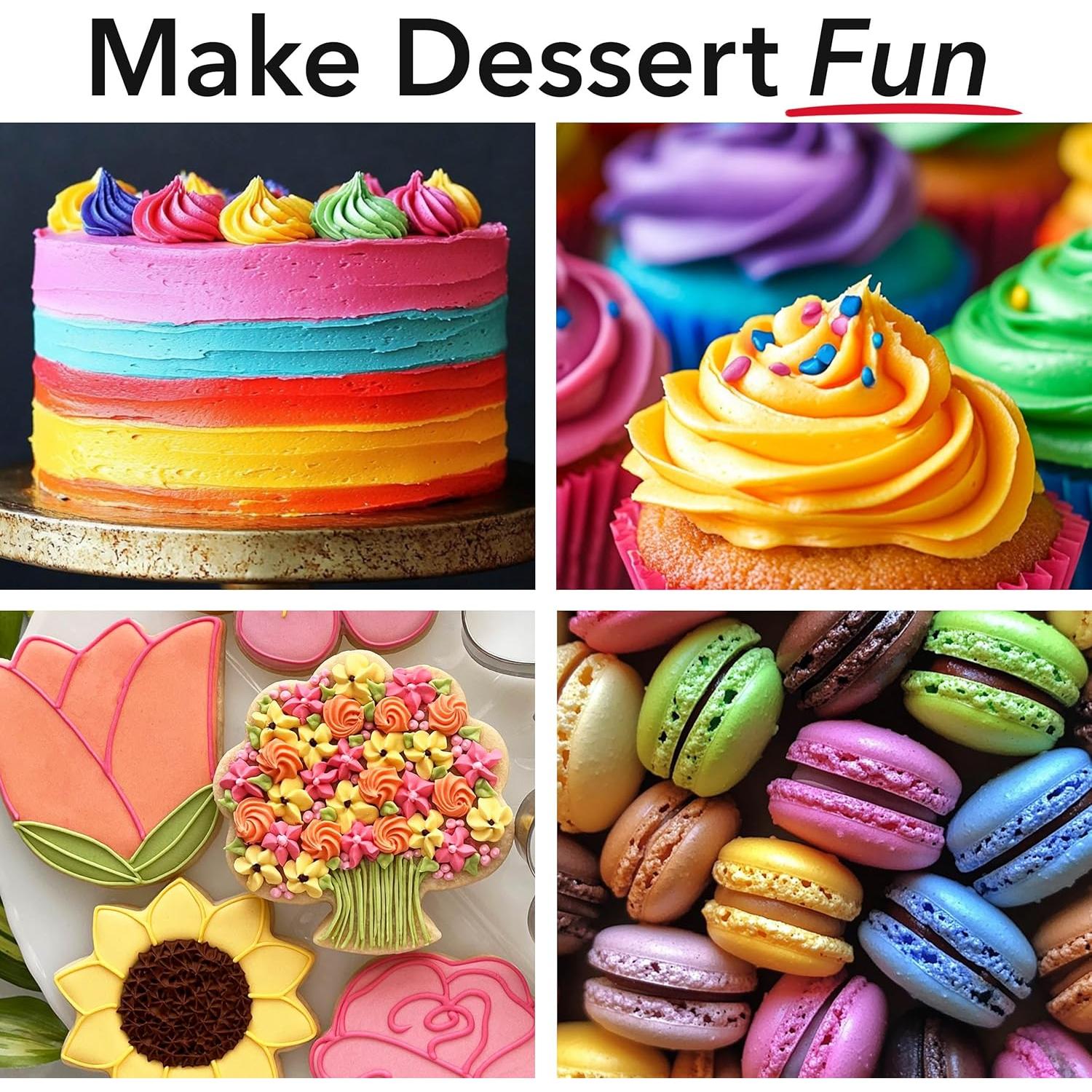 Colorante Alimentario en Gel Ann Clark 20 g - 6 Colores Vibrantes