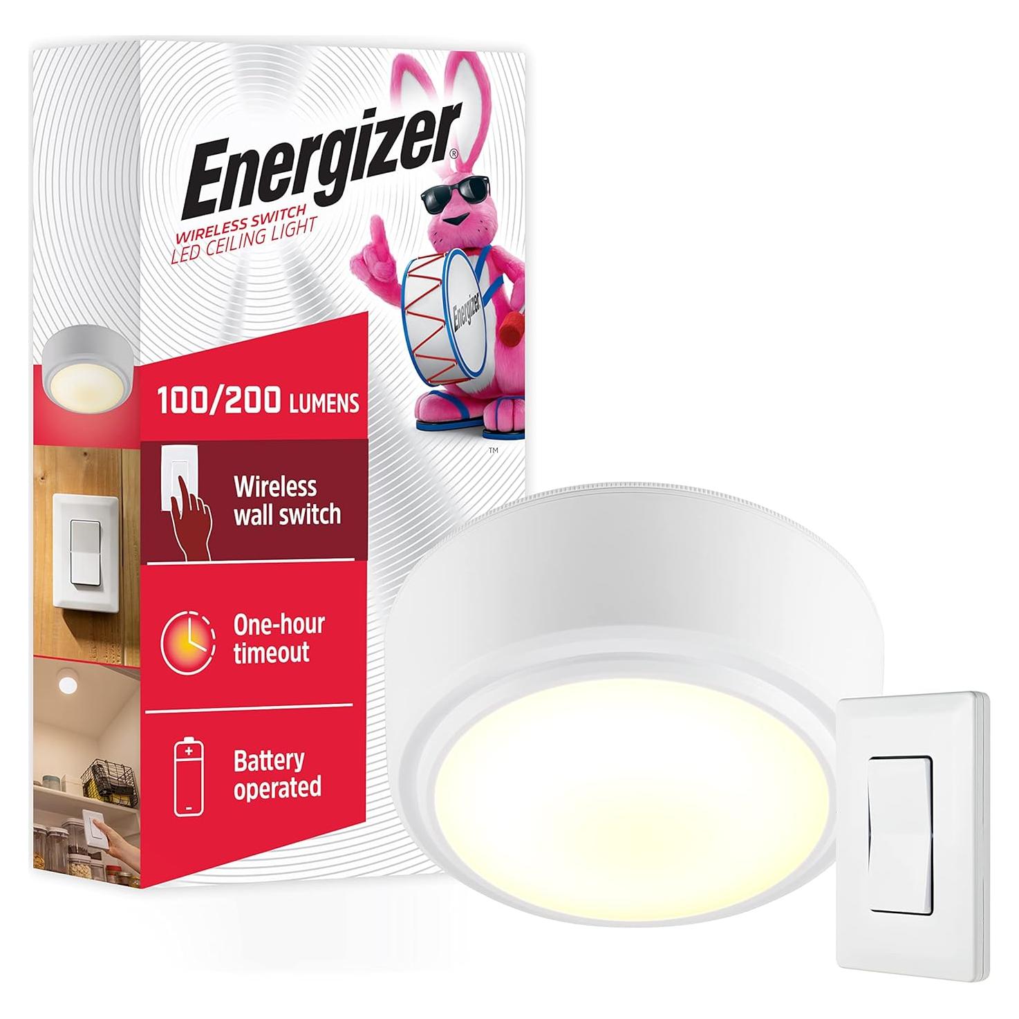 Luz de Techo LED Energizer 200 Lúmenes Control Remoto