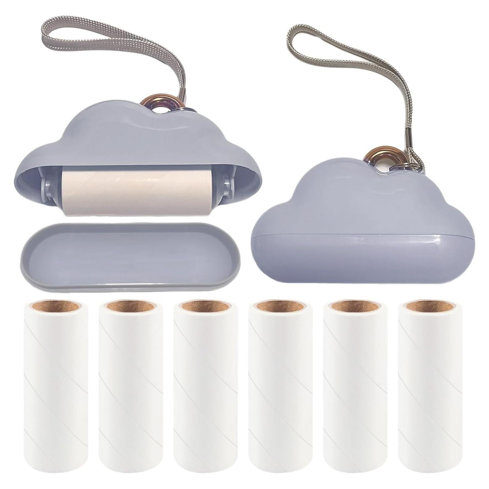 Rodillo de Pelusa Reutilizable LUCKLOCK Azul 210 Hojas