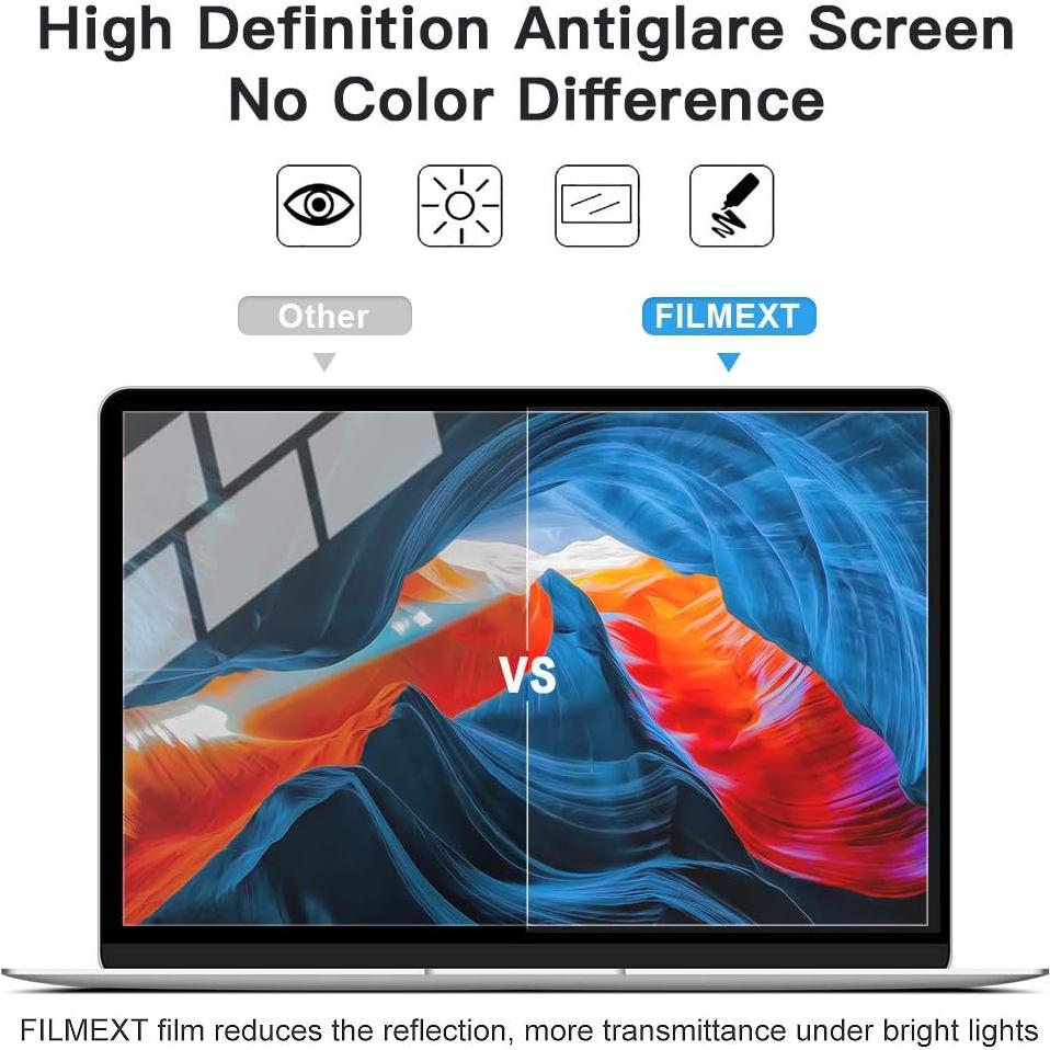 Protector de Pantalla FILMEXT 15.6" Anti Luz Azul 2 Paquete