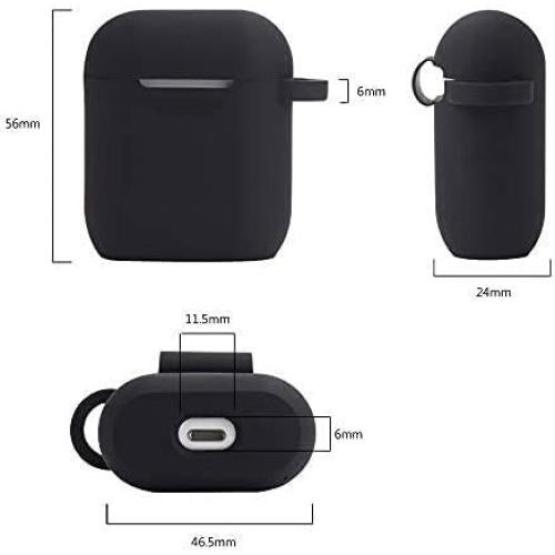 Funda de Silicona Filoto para AirPods 1 y 2 - Negro