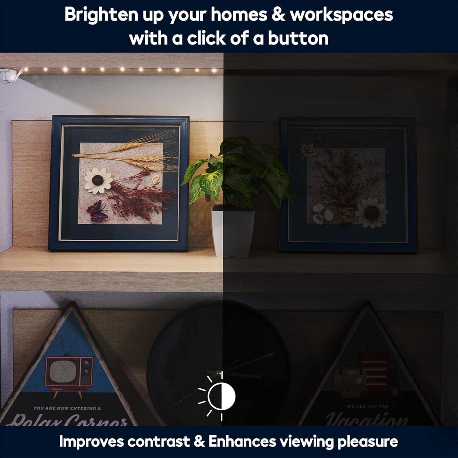 Luces de tira LED BestLuz 1.01m 3 paquetes blanco neutro 4000K