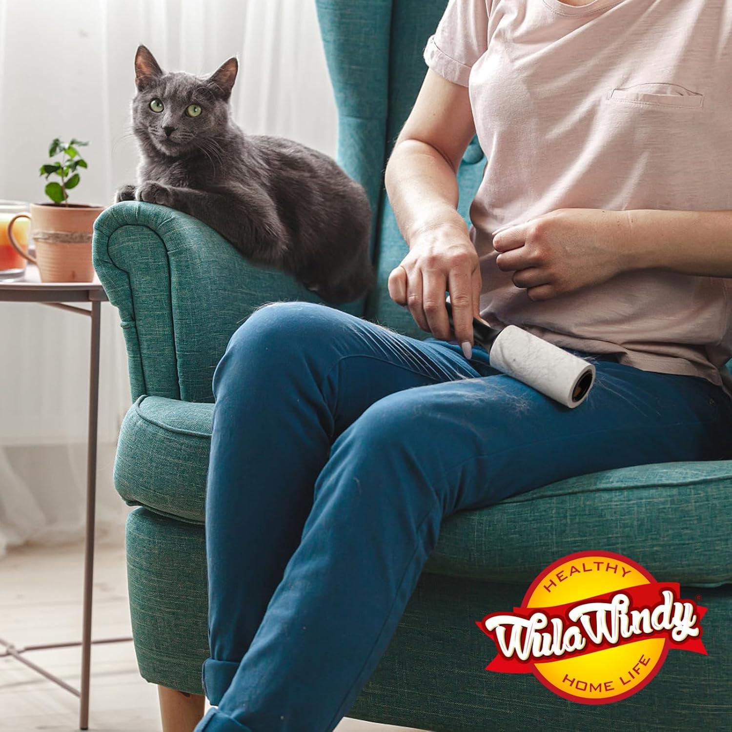 Rodillo para Pelusa WulaWindy - 240 Hojas, 2 Paquetes