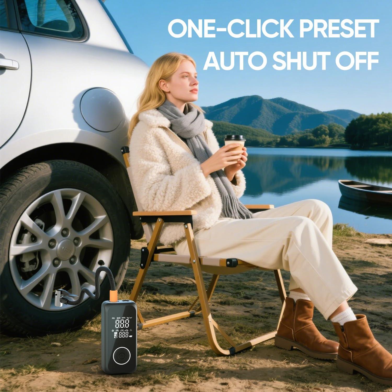 Inflador de Neumáticos Inalámbrico SODPE 150 PSI Portátil