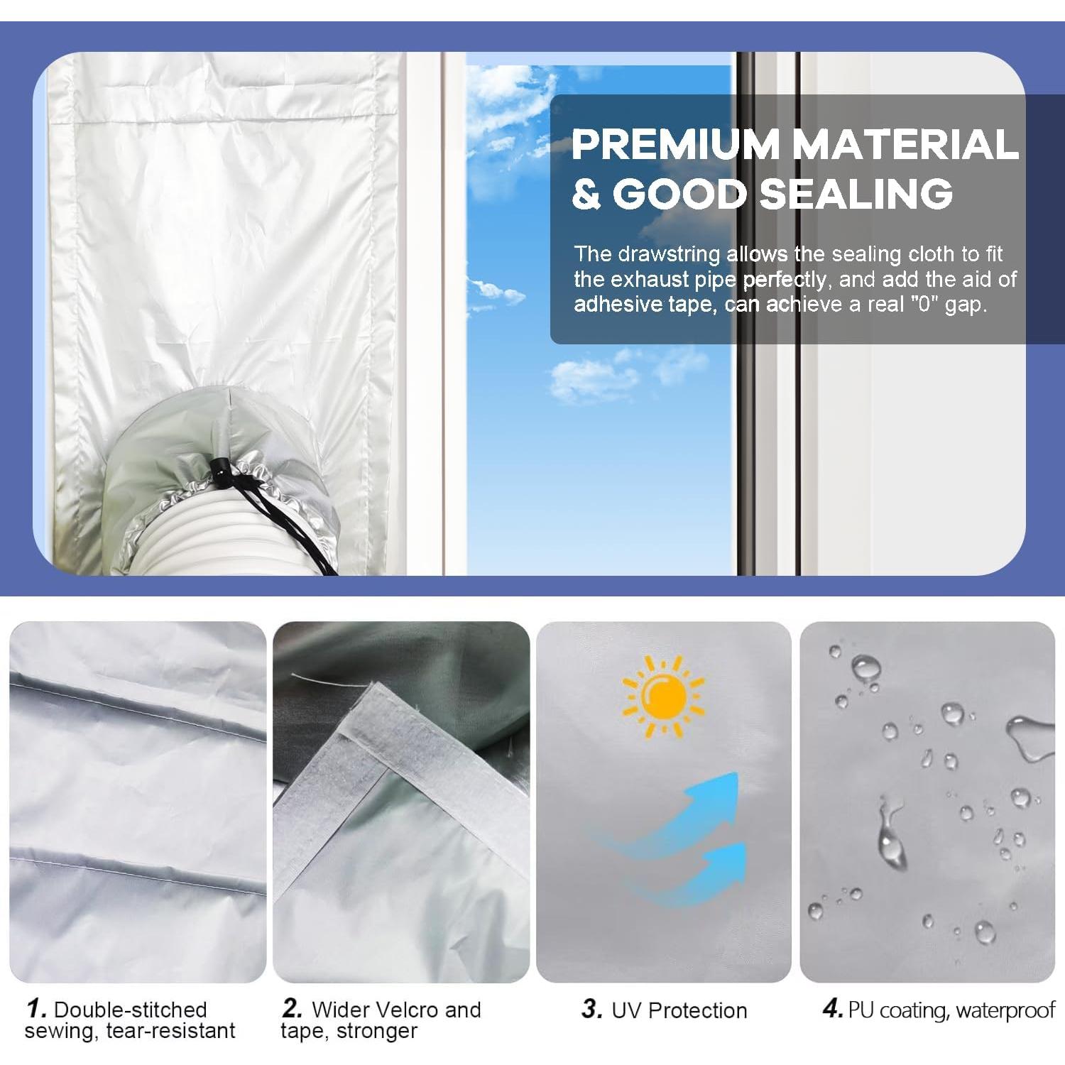 Kit de Ventilación para Aire Acondicionado Portátil CHICHIBEBE 10x162.56cm