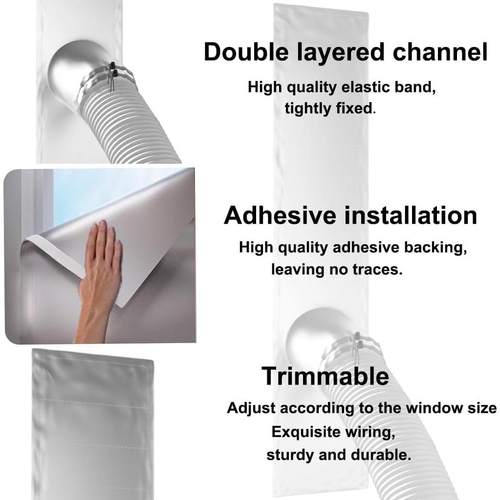 Kit de Ventilación para Aire Acondicionado Portátil CHICHIBEBE 10x162.56cm