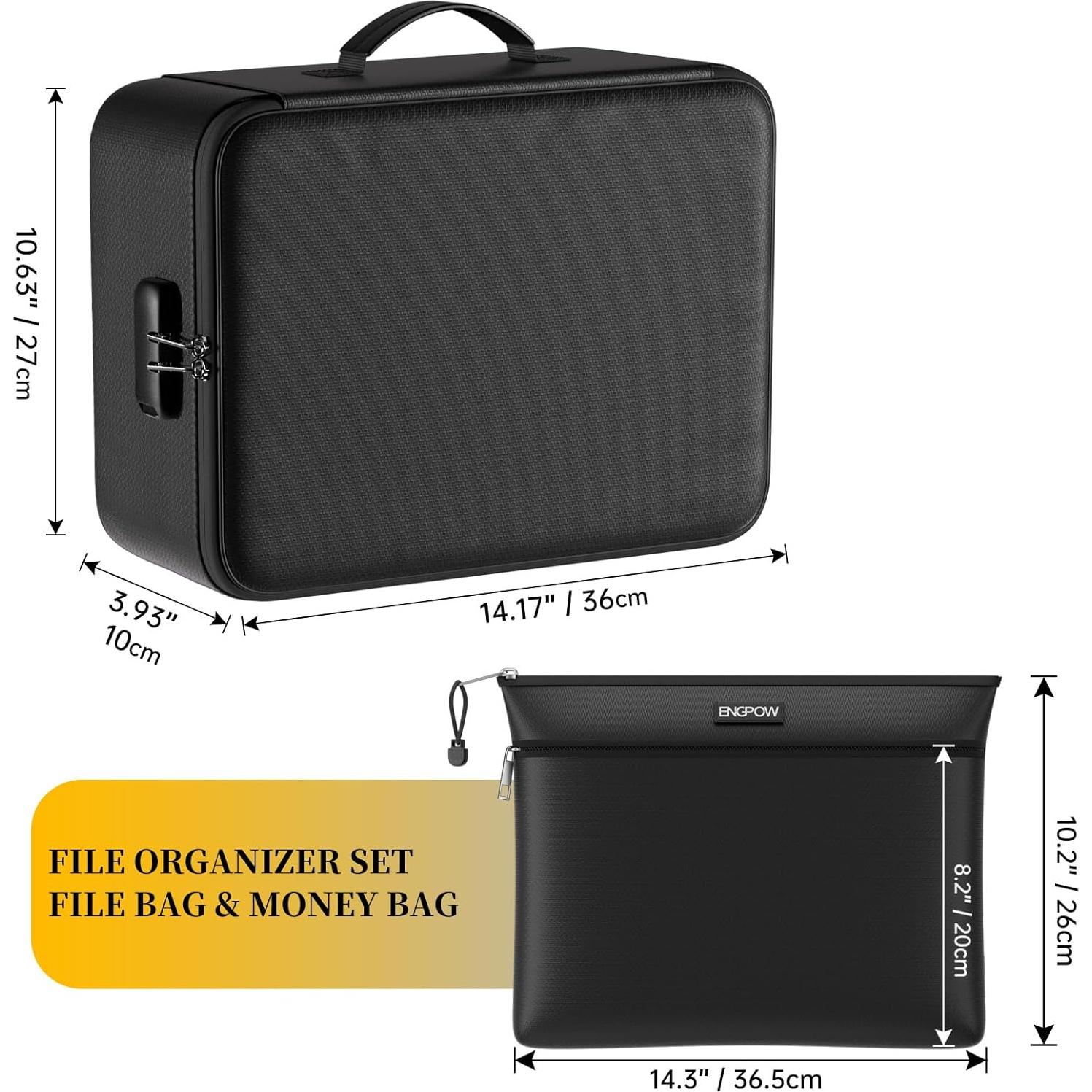 Bolsa de Documentos a Prueba de Fuego ENGPOW 36x27cm