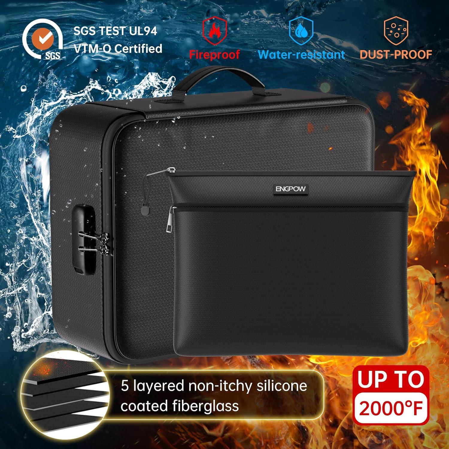 Bolsa de Documentos a Prueba de Fuego ENGPOW 36x27cm