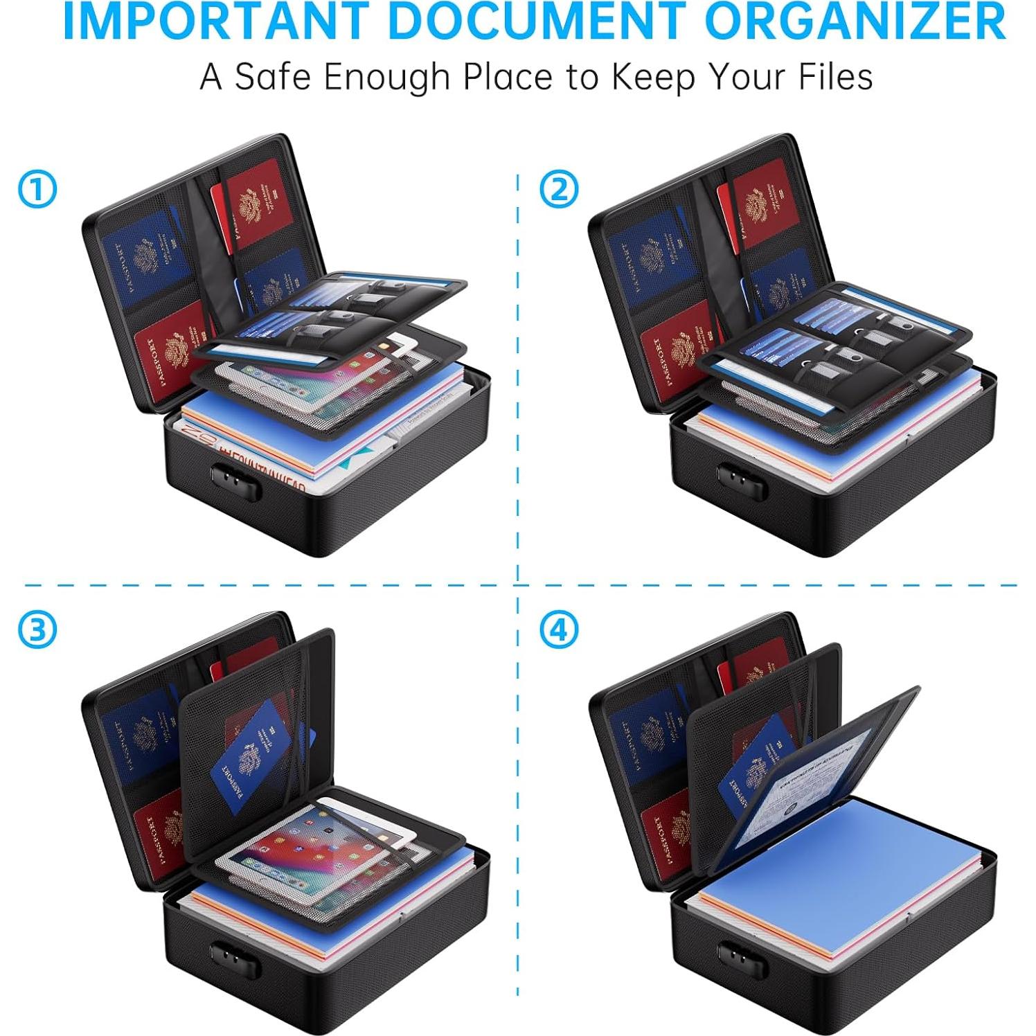 Bolsa de Documentos a Prueba de Fuego ENGPOW 36x27cm