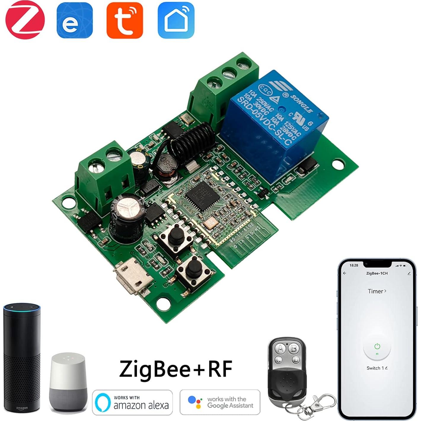 Interruptor Inteligente ZigBee 1 Canal Jane Eyre con Control Remoto