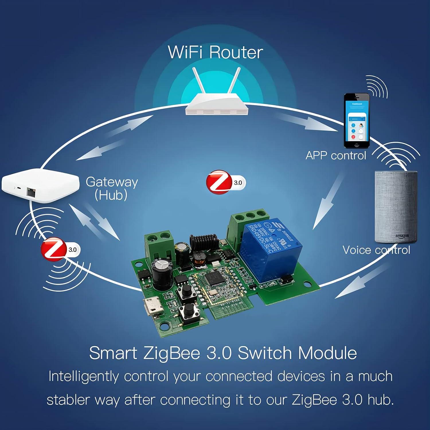 Interruptor Inteligente ZigBee 1 Canal Jane Eyre con Control Remoto