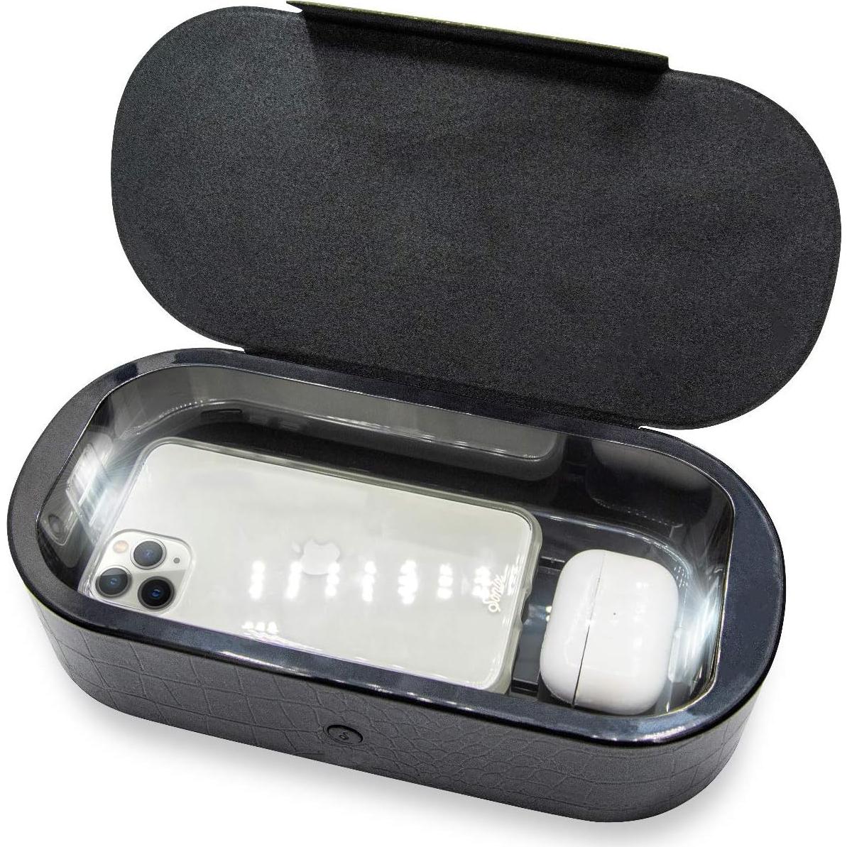 Caja Desinfectante UV+O3 Sonix Beyond - Cargador Universal Negro