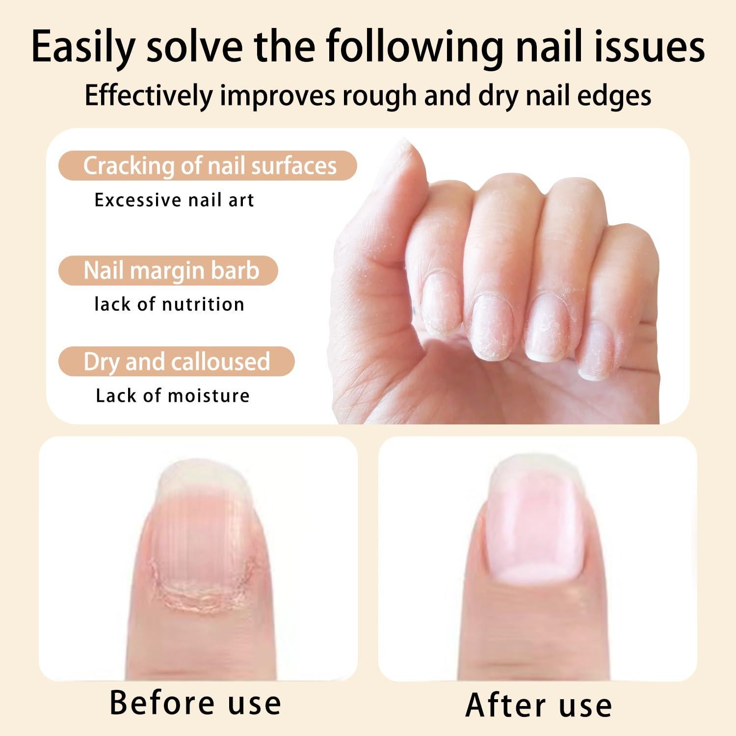 Bolígrafo Aceite Cutículas SULLMAR 28PCS Hidratante Uñas