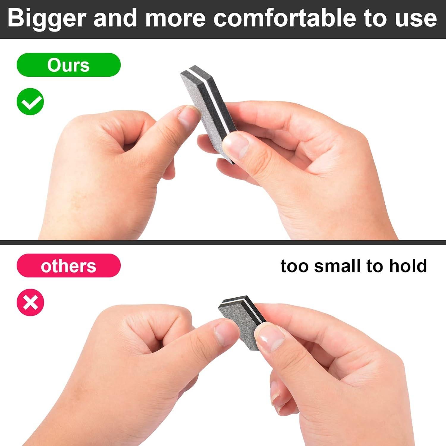 Bloque de Lima de Uñas Buffer Diesisa 30 Unidades Negro 100/180 Grano